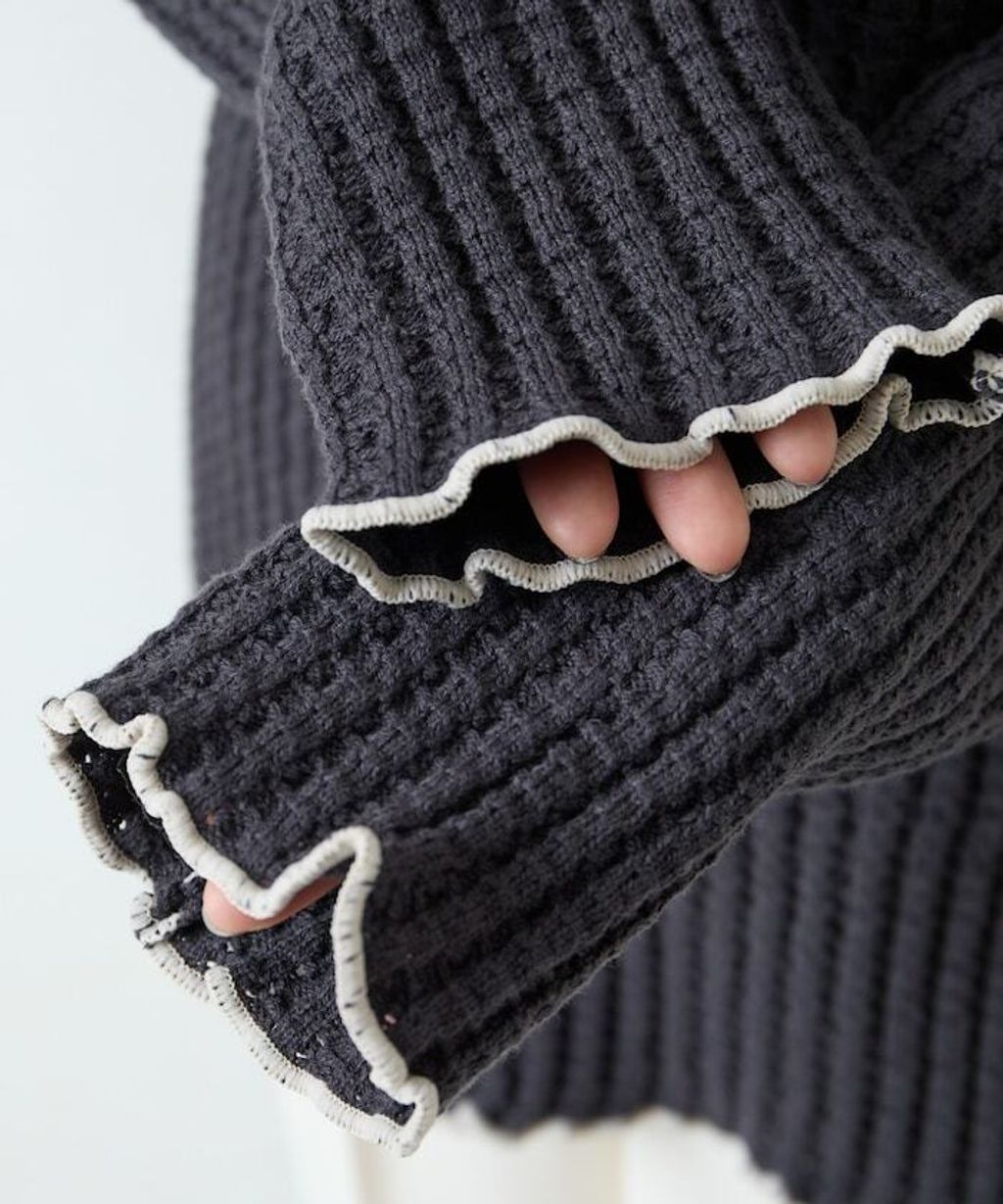 FREAKS STORE 高磅華夫格高領針織衣_50