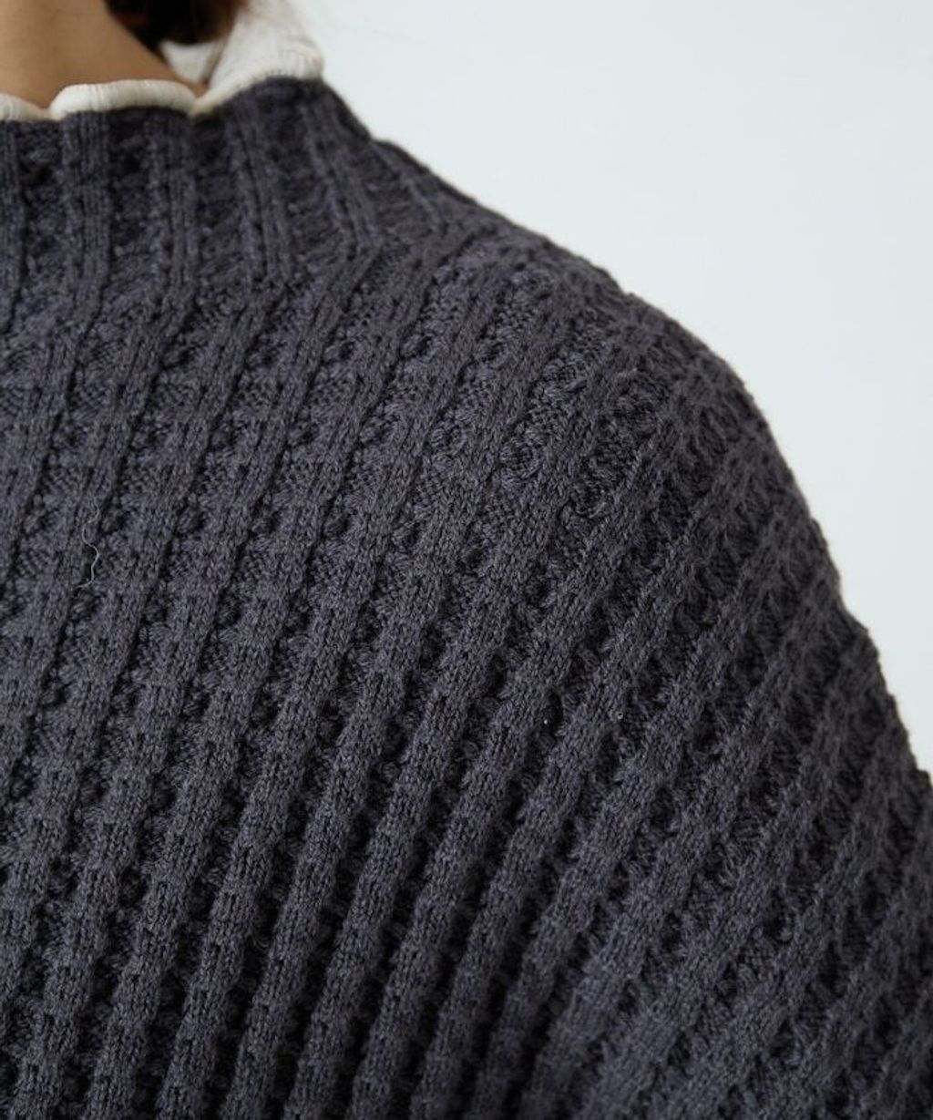 FREAKS STORE 高磅華夫格高領針織衣_47