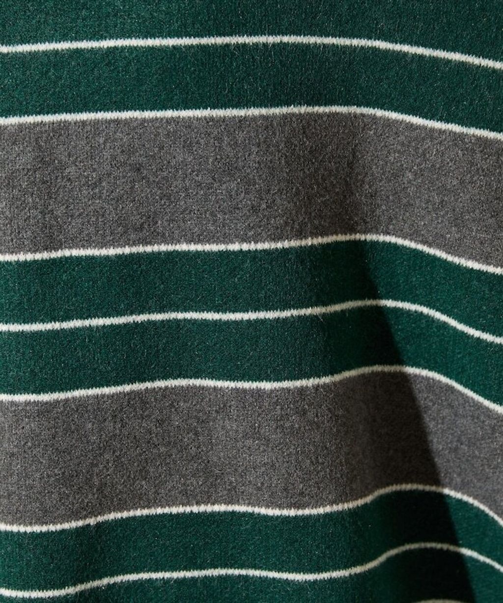 FREAKS STORE 粗條紋寬鬆版型Polo領針織衣_10