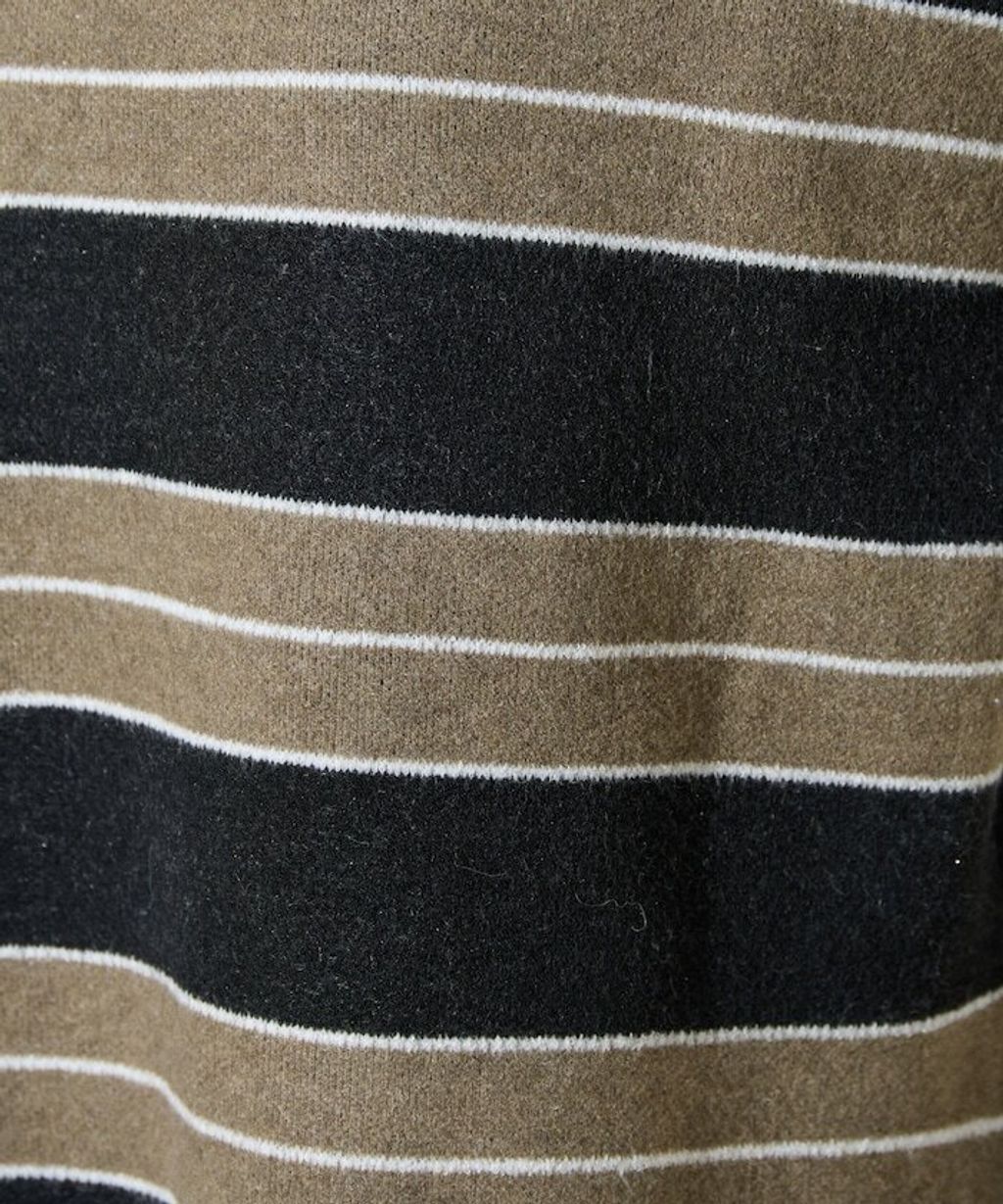 FREAKS STORE 粗條紋寬鬆版型Polo領針織衣_30