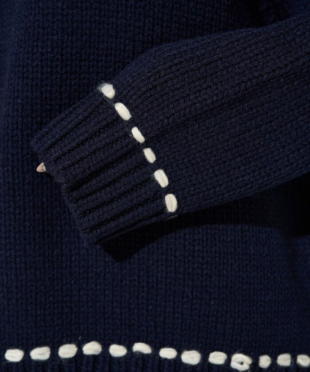 FREAKS STORE 手縫線條感圓領針織衣_13