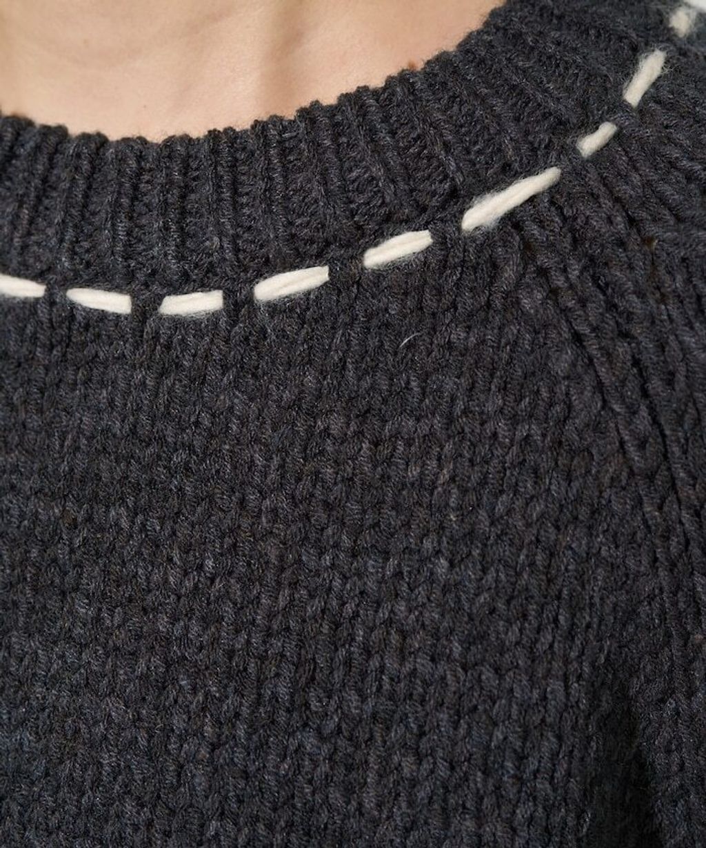 FREAKS STORE 手縫線條感圓領針織衣_45