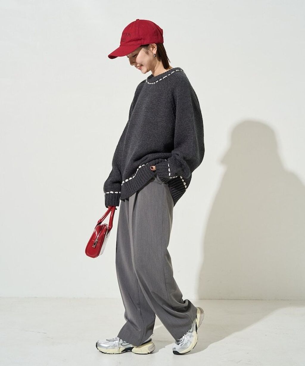 FREAKS STORE 手縫線條感圓領針織衣_33