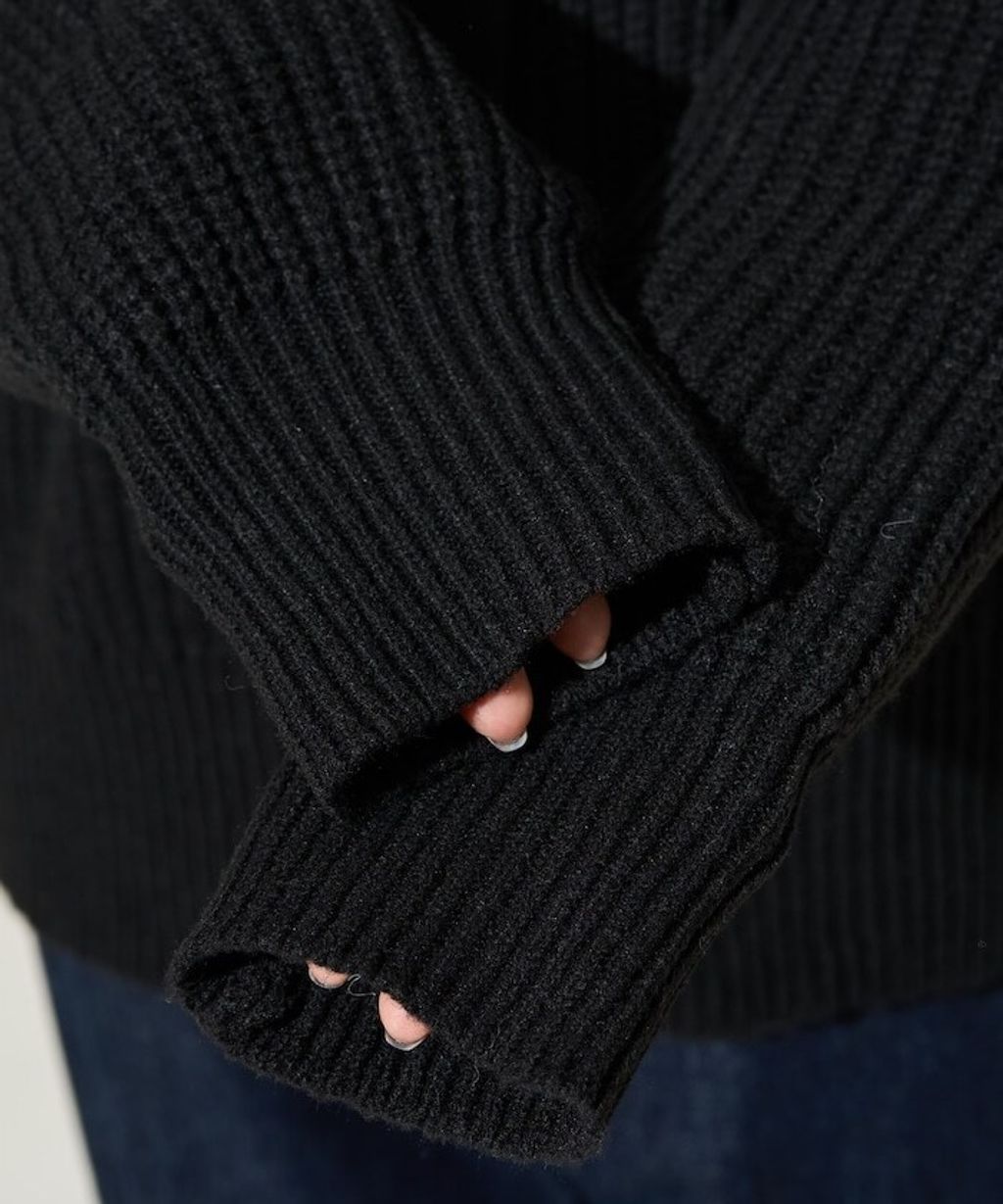 FREAKS STORE 慵懶感寬版翻領針織開襟衫_41