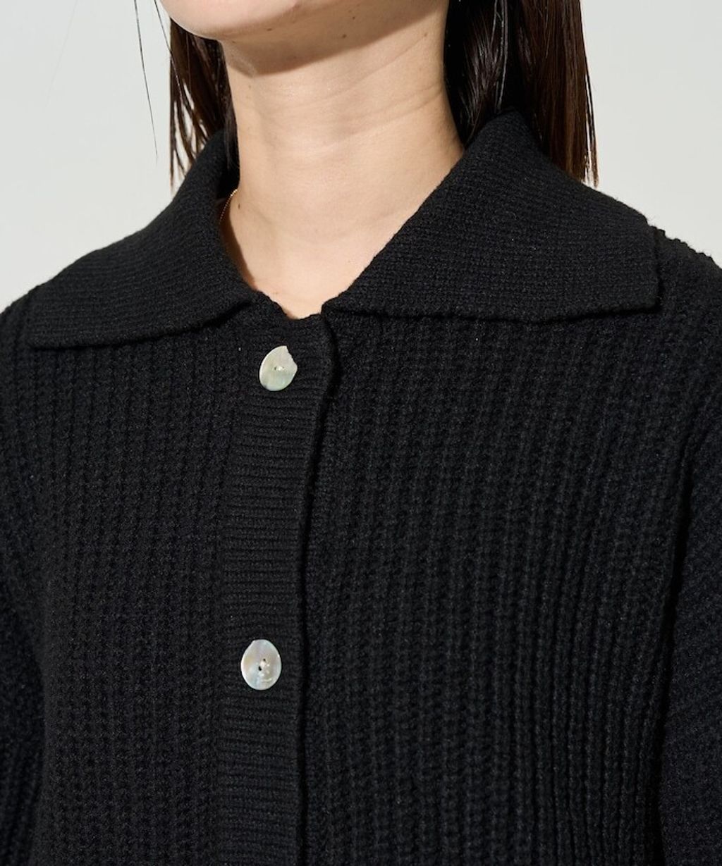 FREAKS STORE 慵懶感寬版翻領針織開襟衫_36