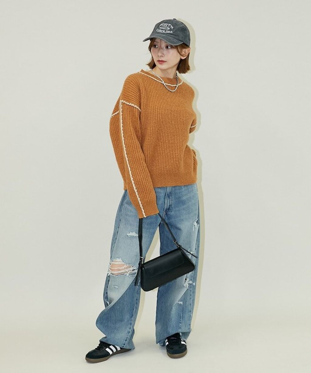 FREAKS STORE 滾線立體感針織衣_15