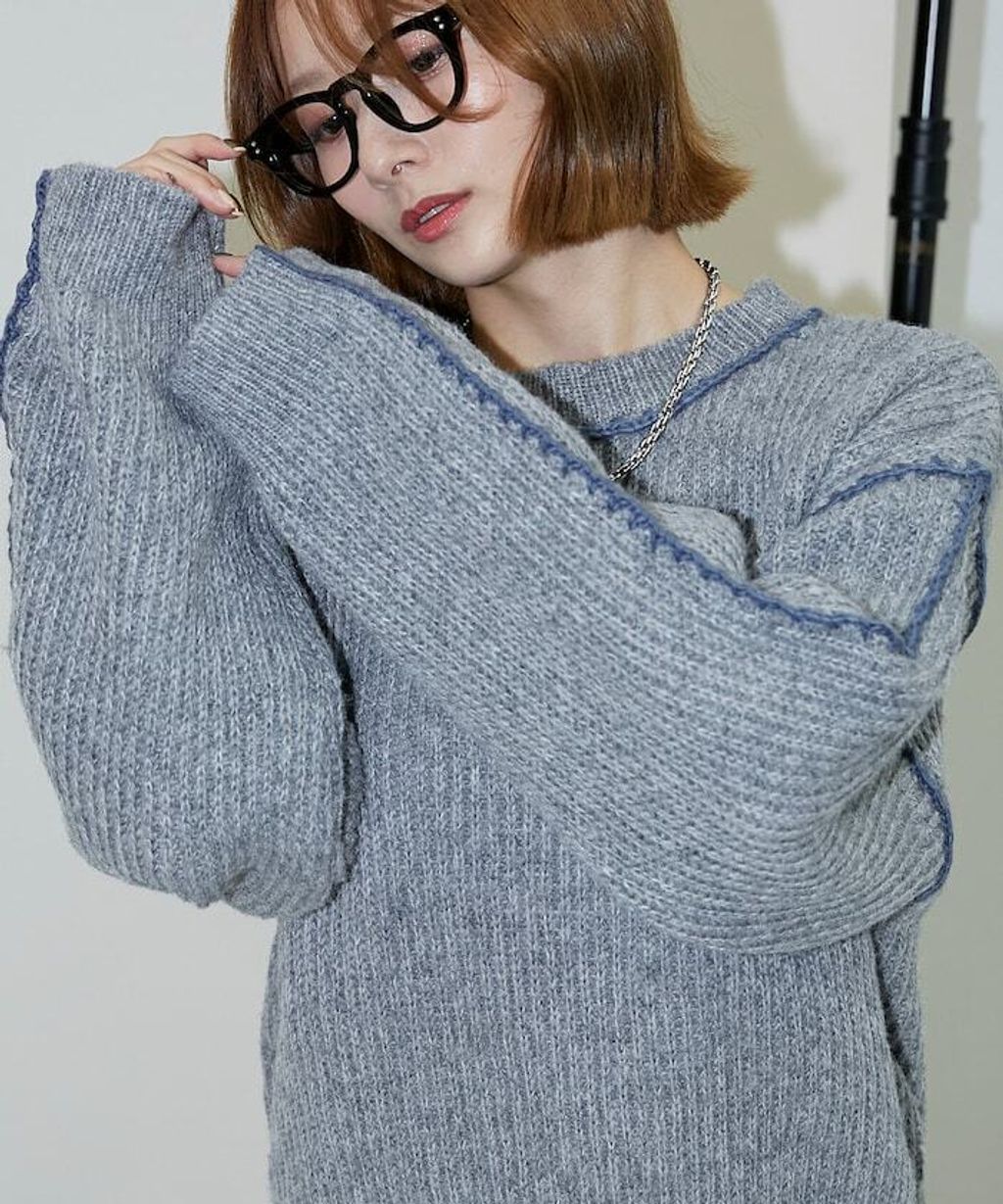 FREAKS STORE 滾線立體感針織衣_1