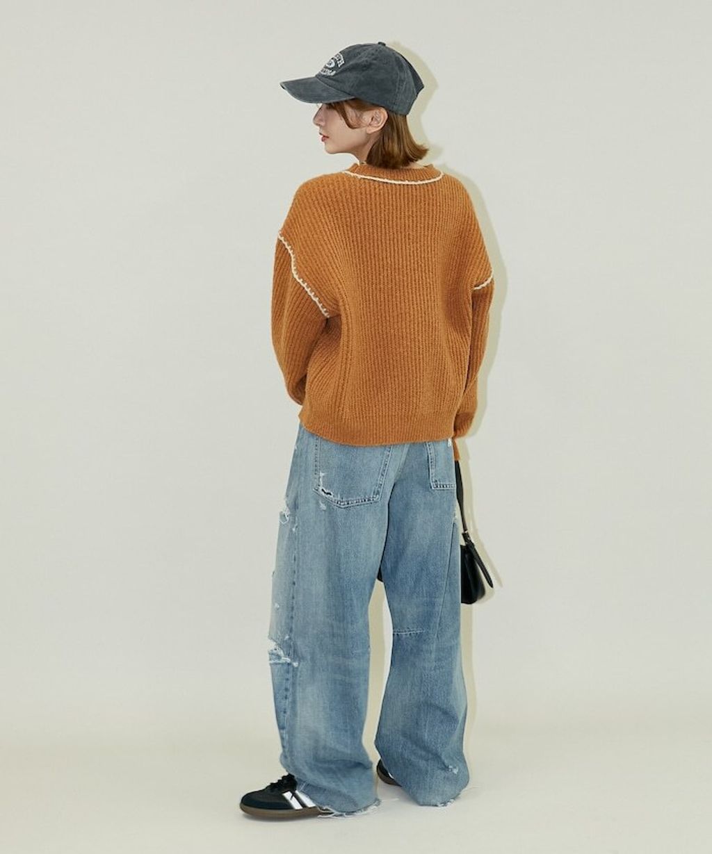 FREAKS STORE 滾線立體感針織衣_16