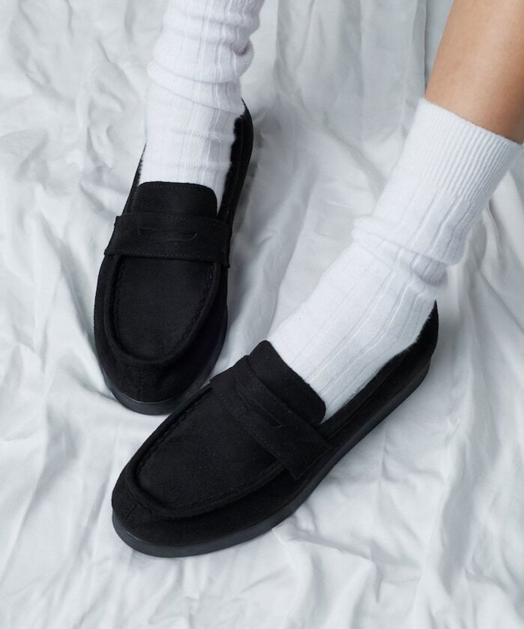 FREAKS STORE 高緩衝底麂皮質感樂福鞋_1