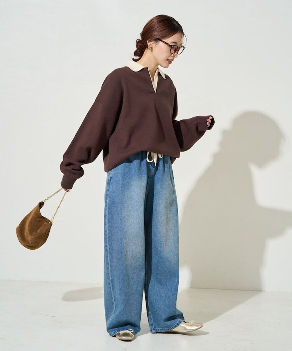 FREAKS STORE 大人感優雅V領口開襟針織衣_8