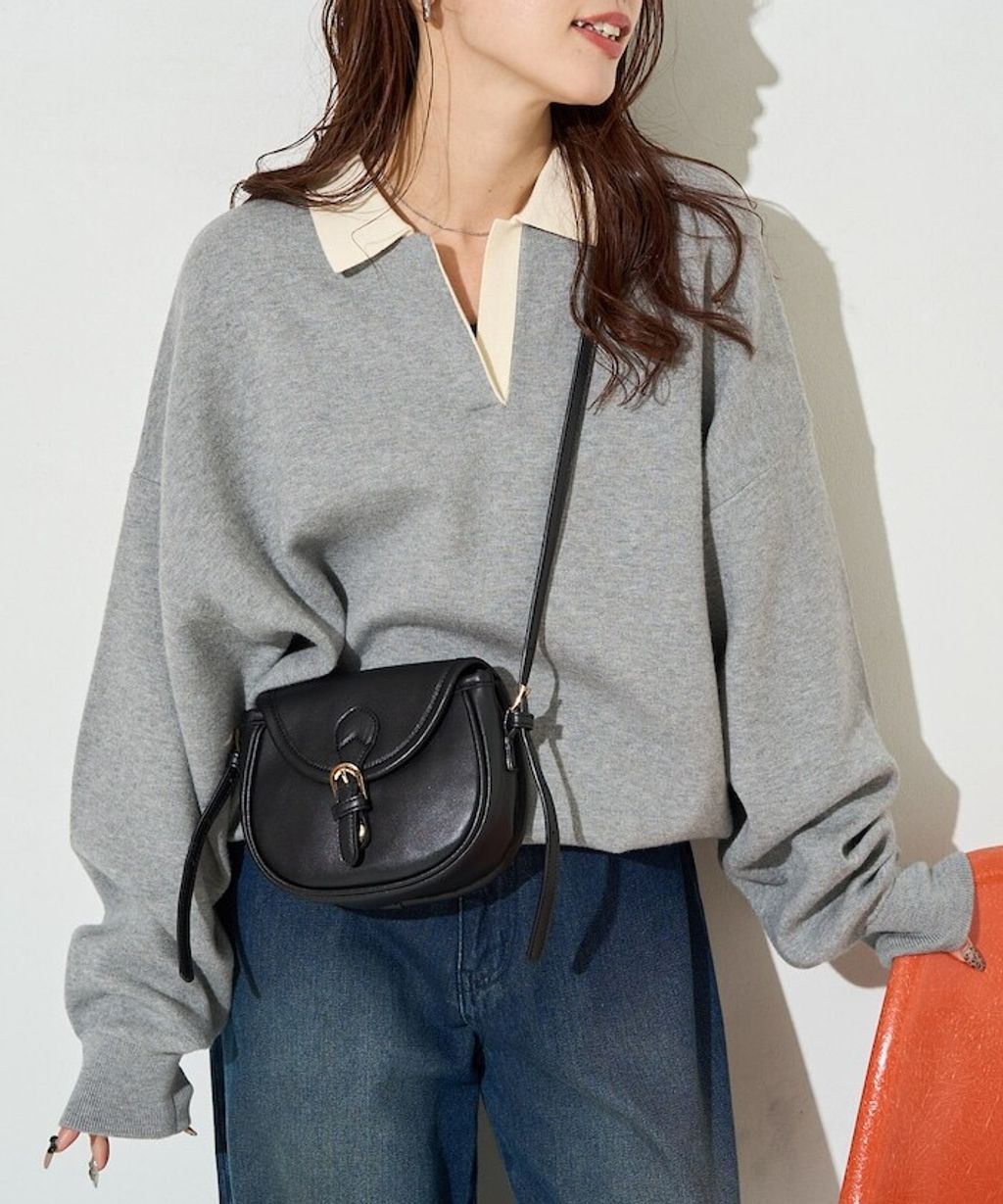 FREAKS STORE 大人感優雅V領口開襟針織衣_1