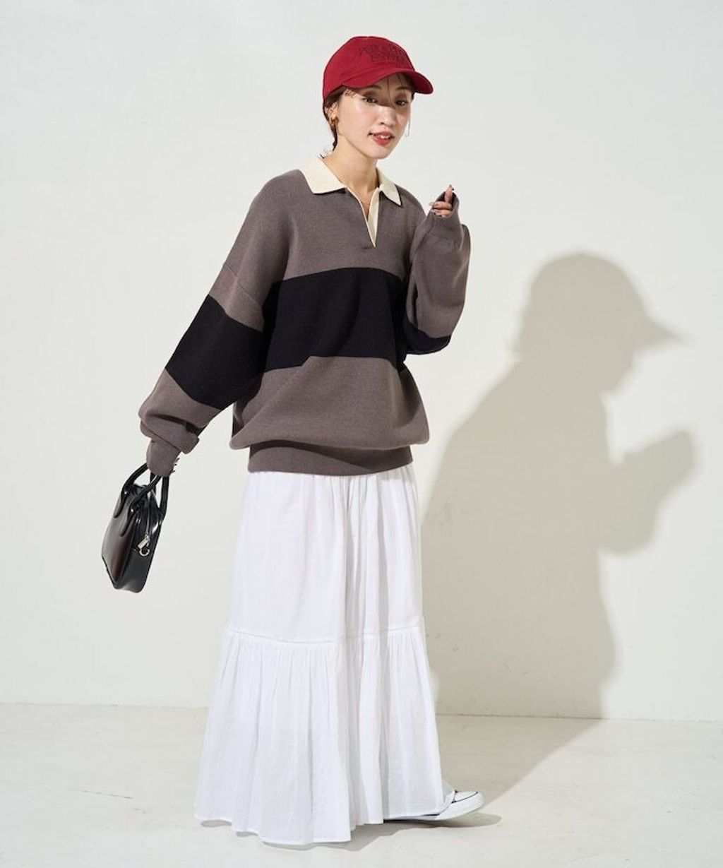 FREAKS STORE 大人感優雅V領口開襟針織衣_15