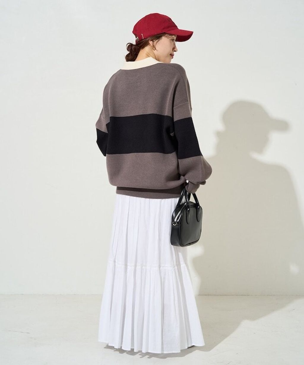 FREAKS STORE 大人感優雅V領口開襟針織衣_16