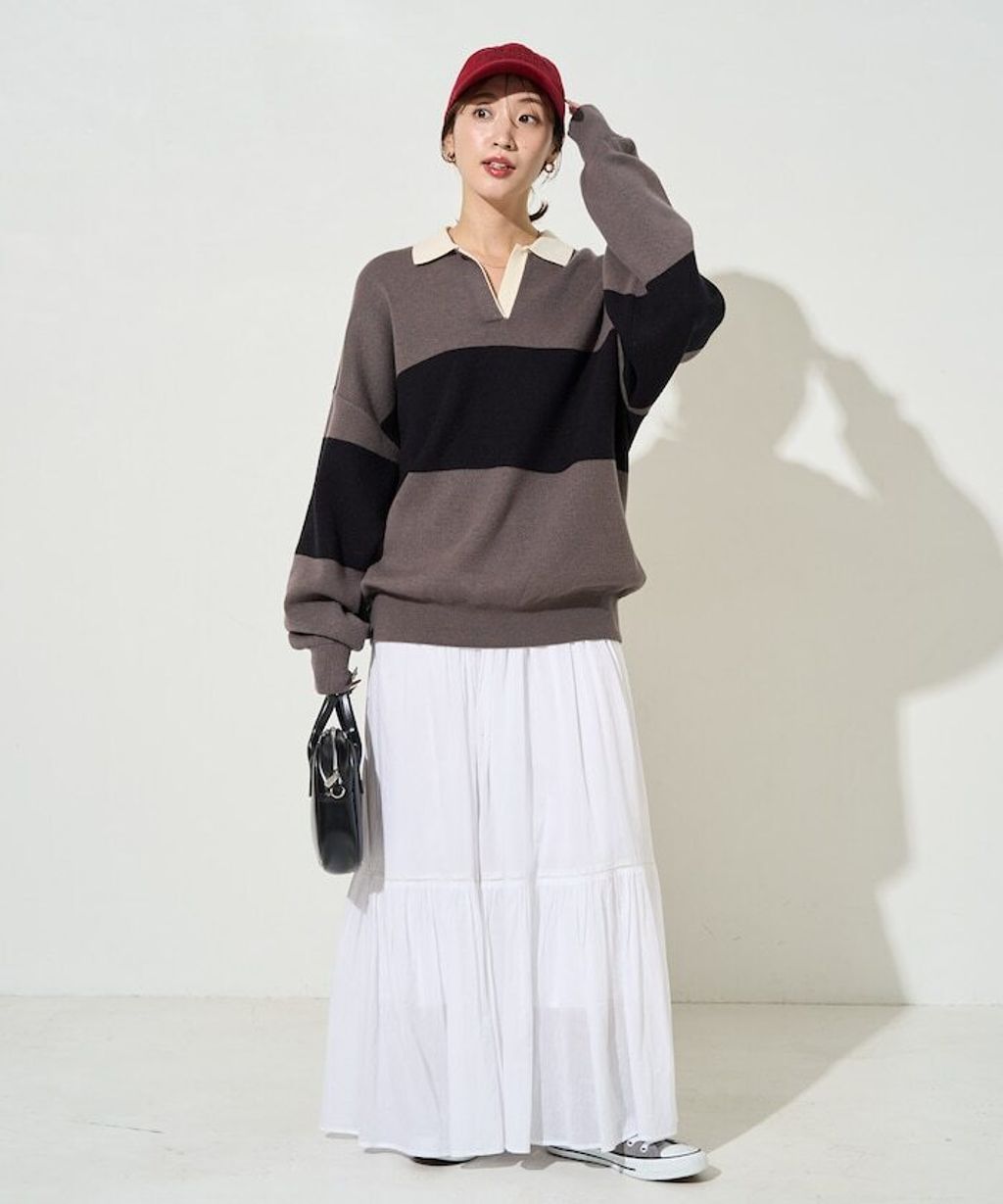 FREAKS STORE 大人感優雅V領口開襟針織衣_14