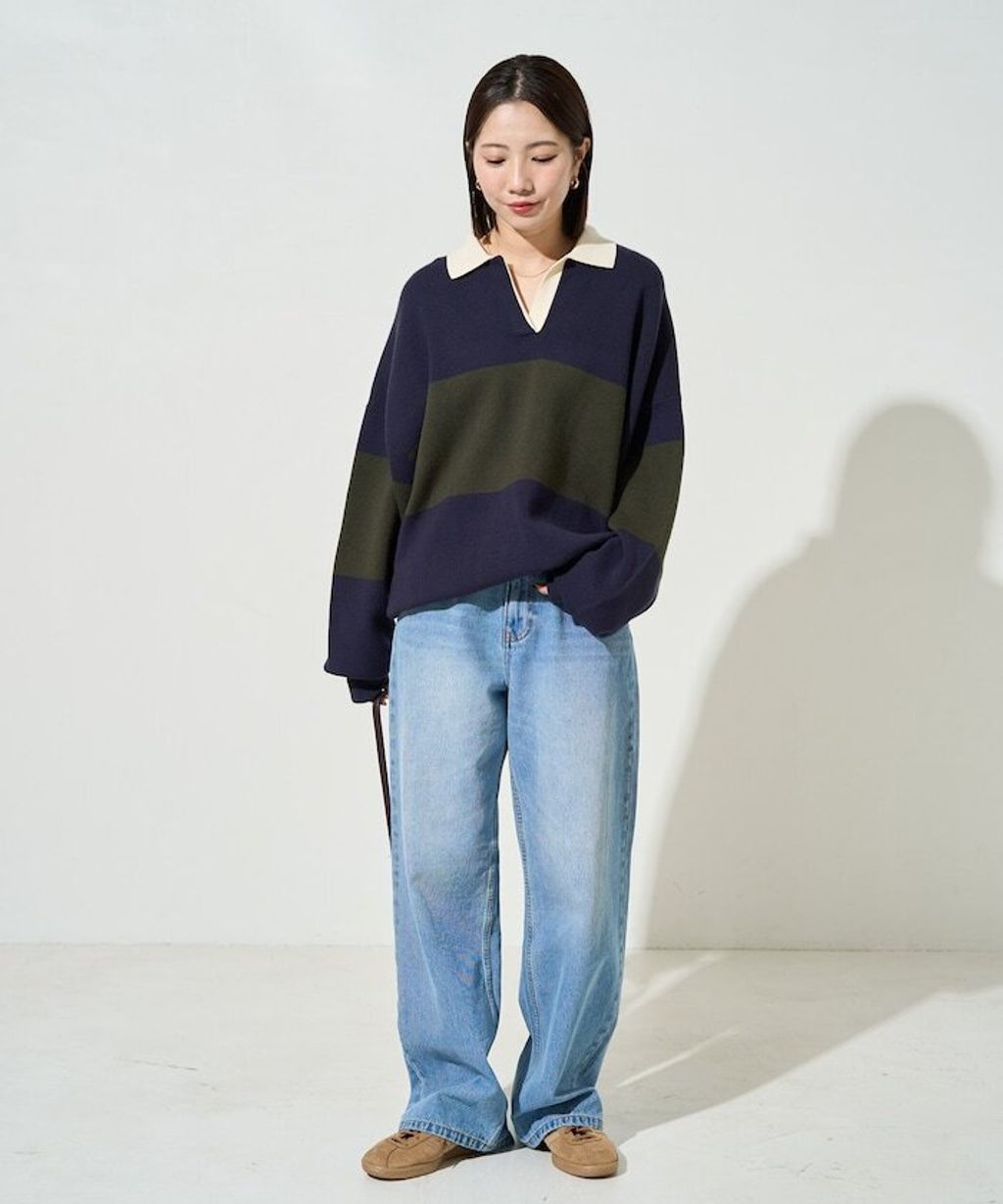 FREAKS STORE 大人感優雅V領口開襟針織衣_41