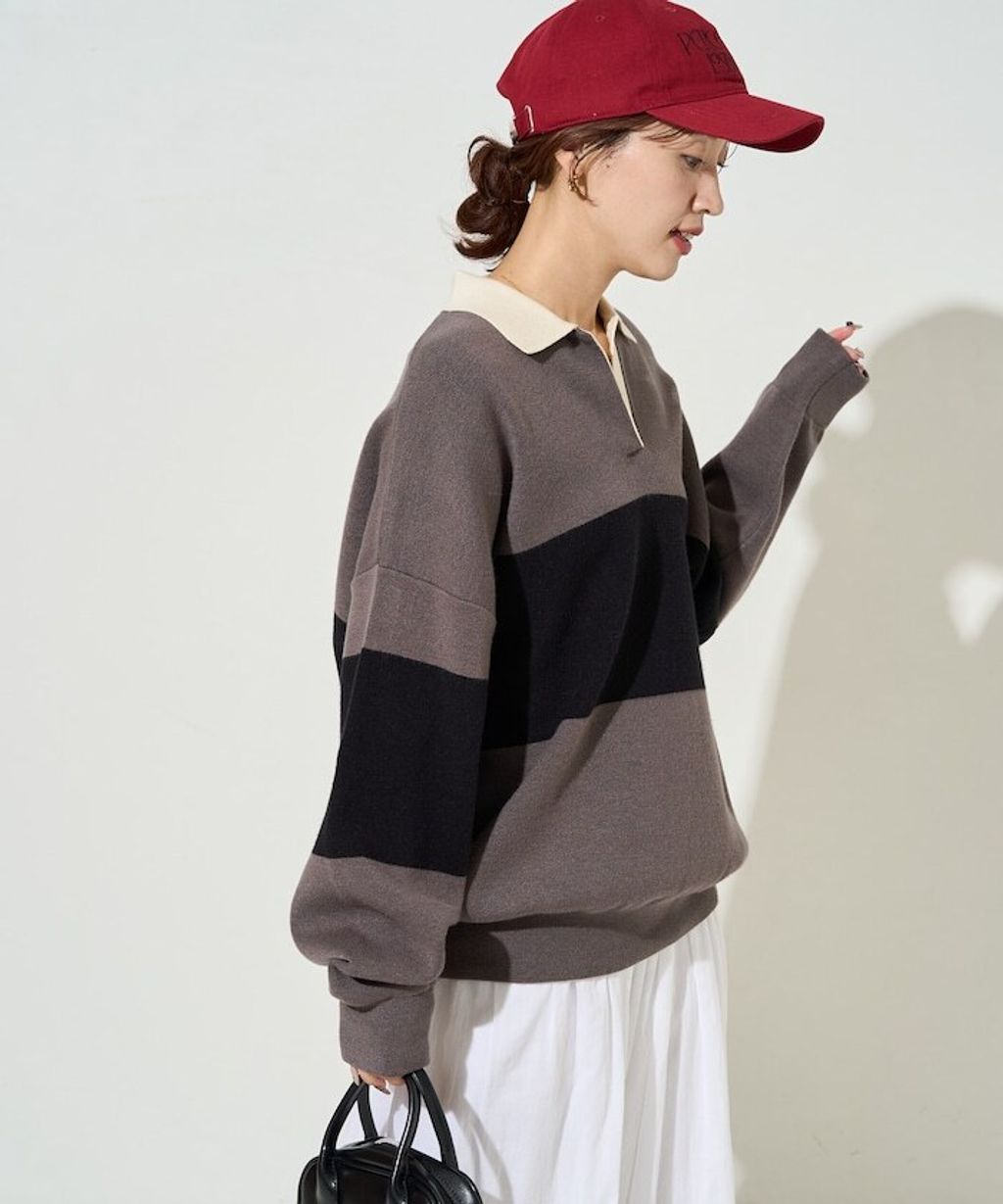 FREAKS STORE 大人感優雅V領口開襟針織衣_19