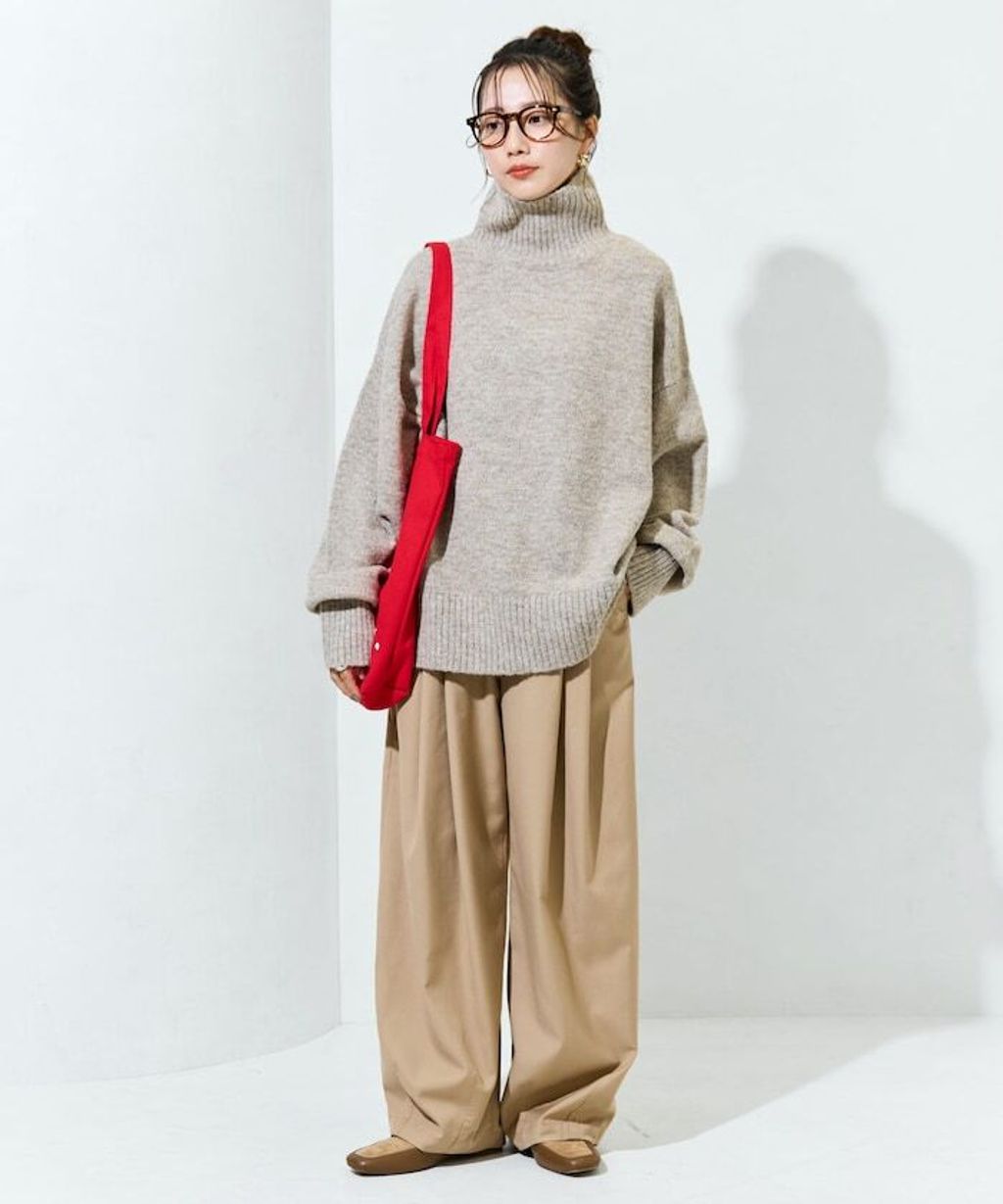 FREAKS STORE 蓬鬆螺紋高領針織衣_7