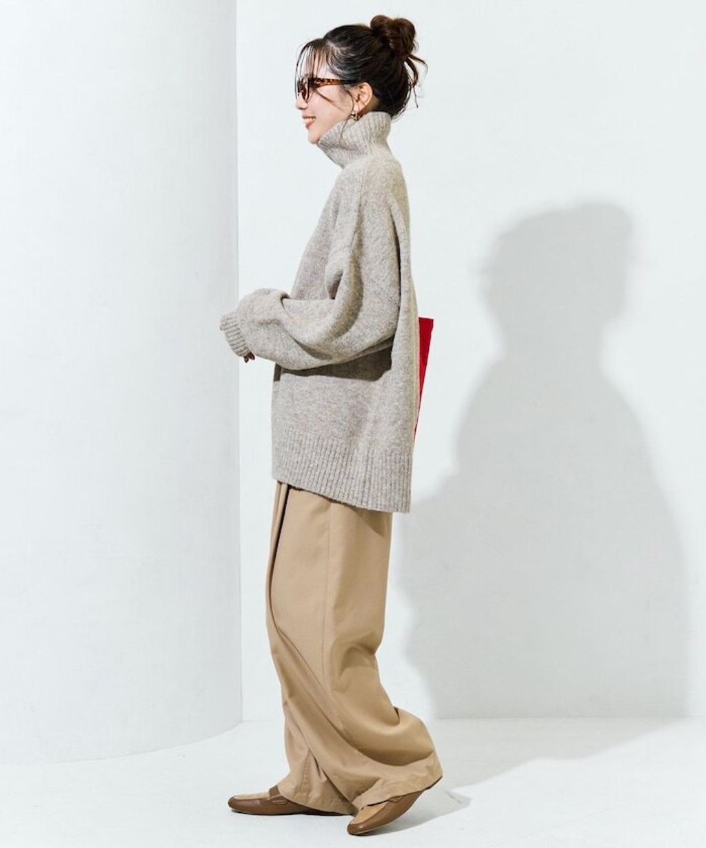 FREAKS STORE 蓬鬆螺紋高領針織衣_8