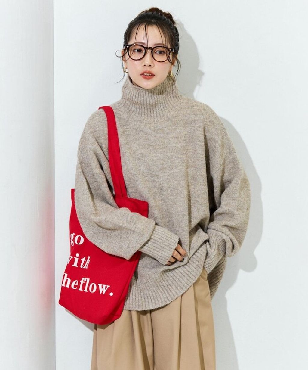 FREAKS STORE 蓬鬆螺紋高領針織衣_10