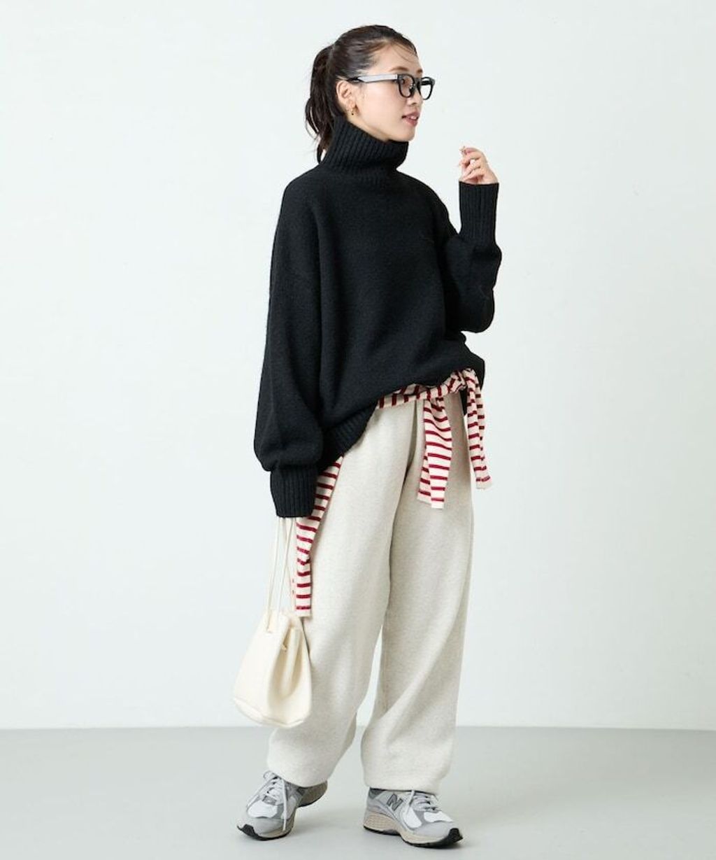 FREAKS STORE 蓬鬆螺紋高領針織衣_47