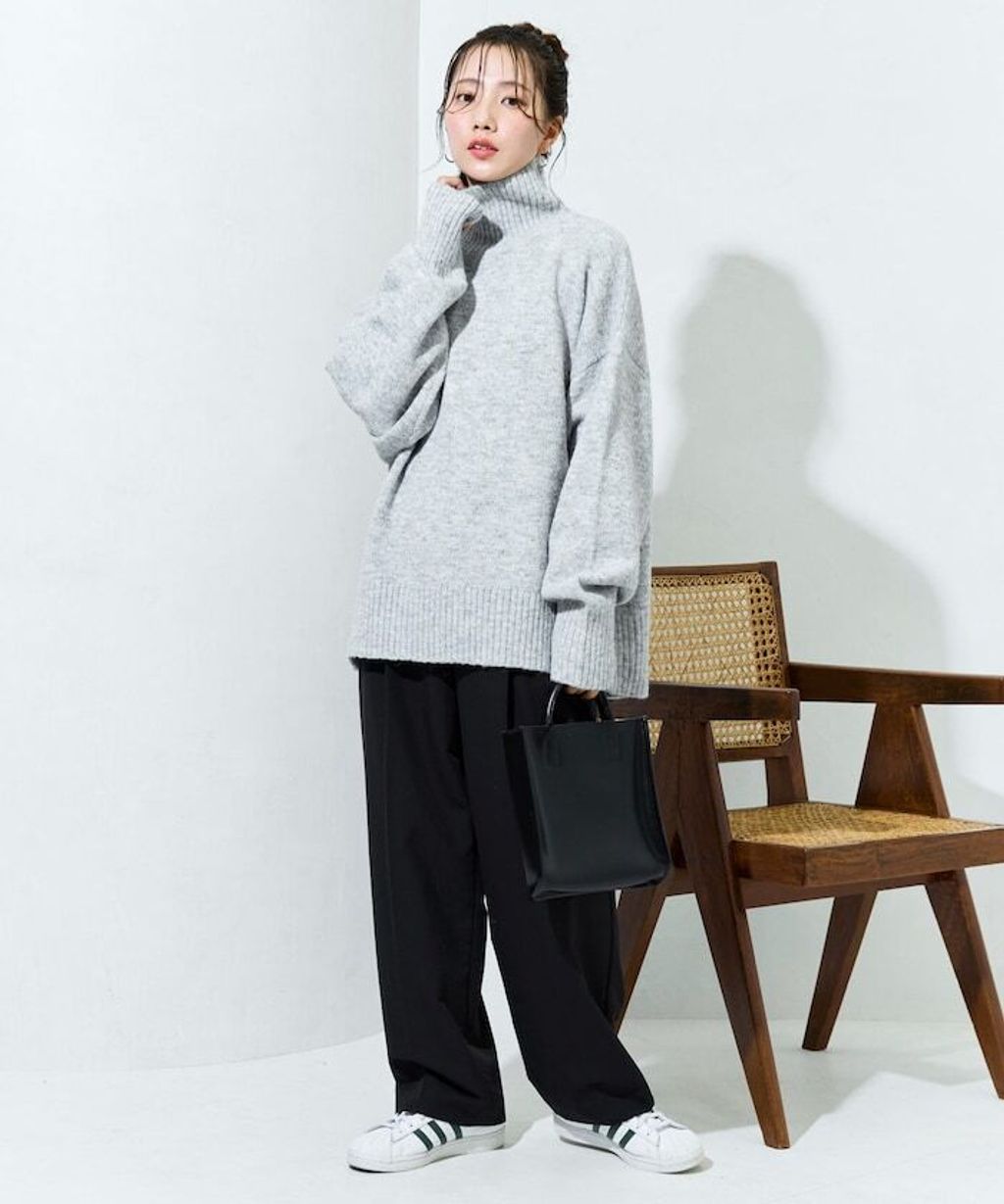 FREAKS STORE 蓬鬆螺紋高領針織衣_14