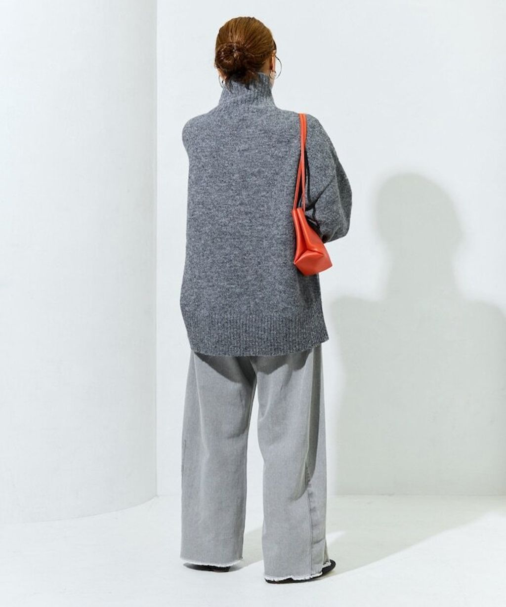 FREAKS STORE 蓬鬆螺紋高領針織衣_31