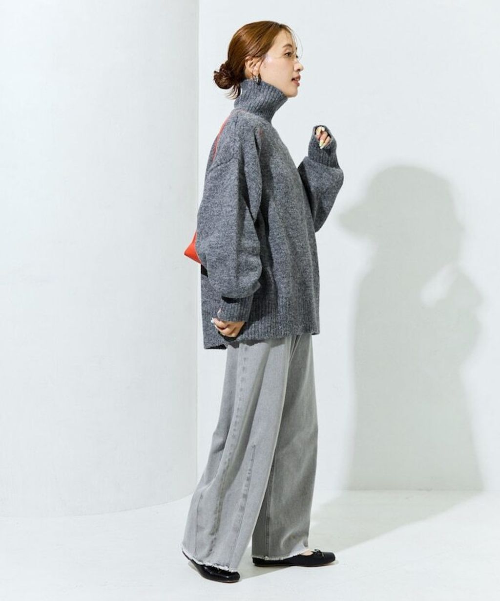 FREAKS STORE 蓬鬆螺紋高領針織衣_30