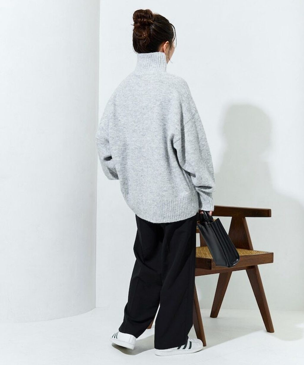 FREAKS STORE 蓬鬆螺紋高領針織衣_18