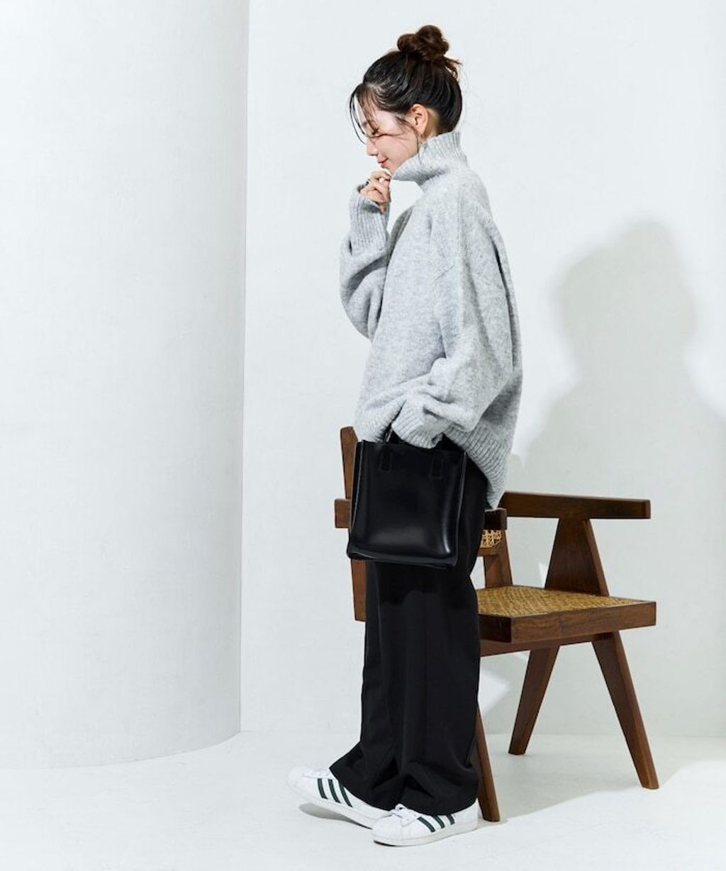 FREAKS STORE 蓬鬆螺紋高領針織衣_17