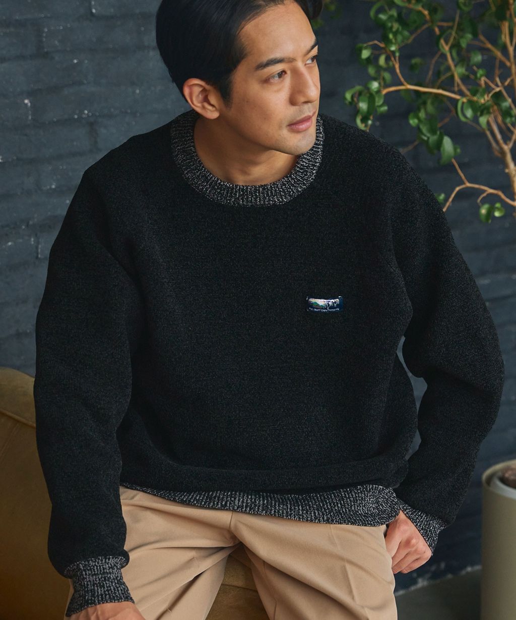 THE CRAFT CREW PRODUCTS 抗起毛球可機洗保暖磨毛紗拉格蘭針織衣_8