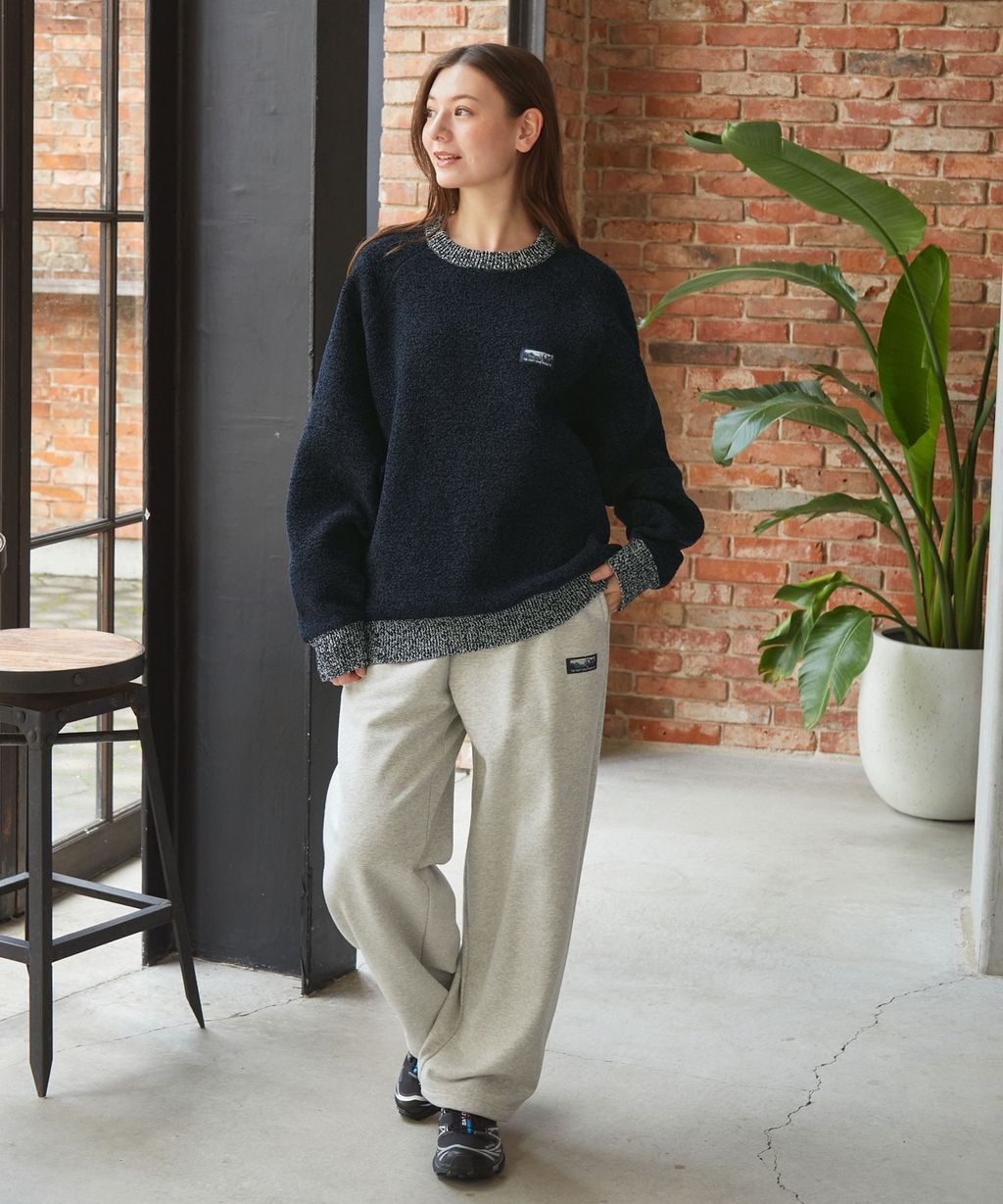 THE CRAFT CREW PRODUCTS 抗起毛球可機洗保暖磨毛紗拉格蘭針織衣_96