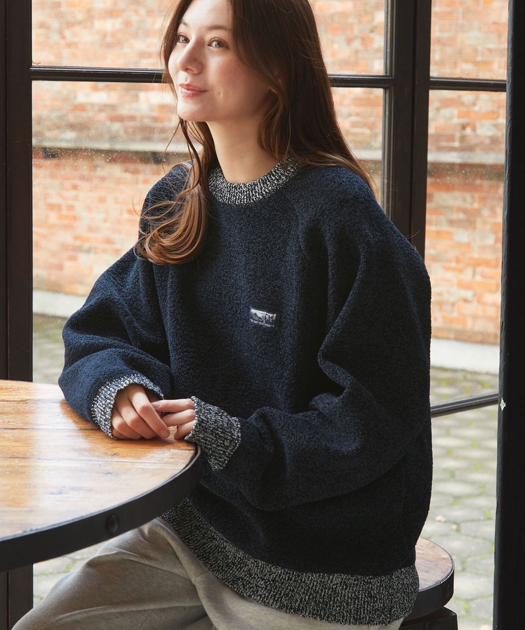 THE CRAFT CREW PRODUCTS 抗起毛球可機洗保暖磨毛紗拉格蘭針織衣_94