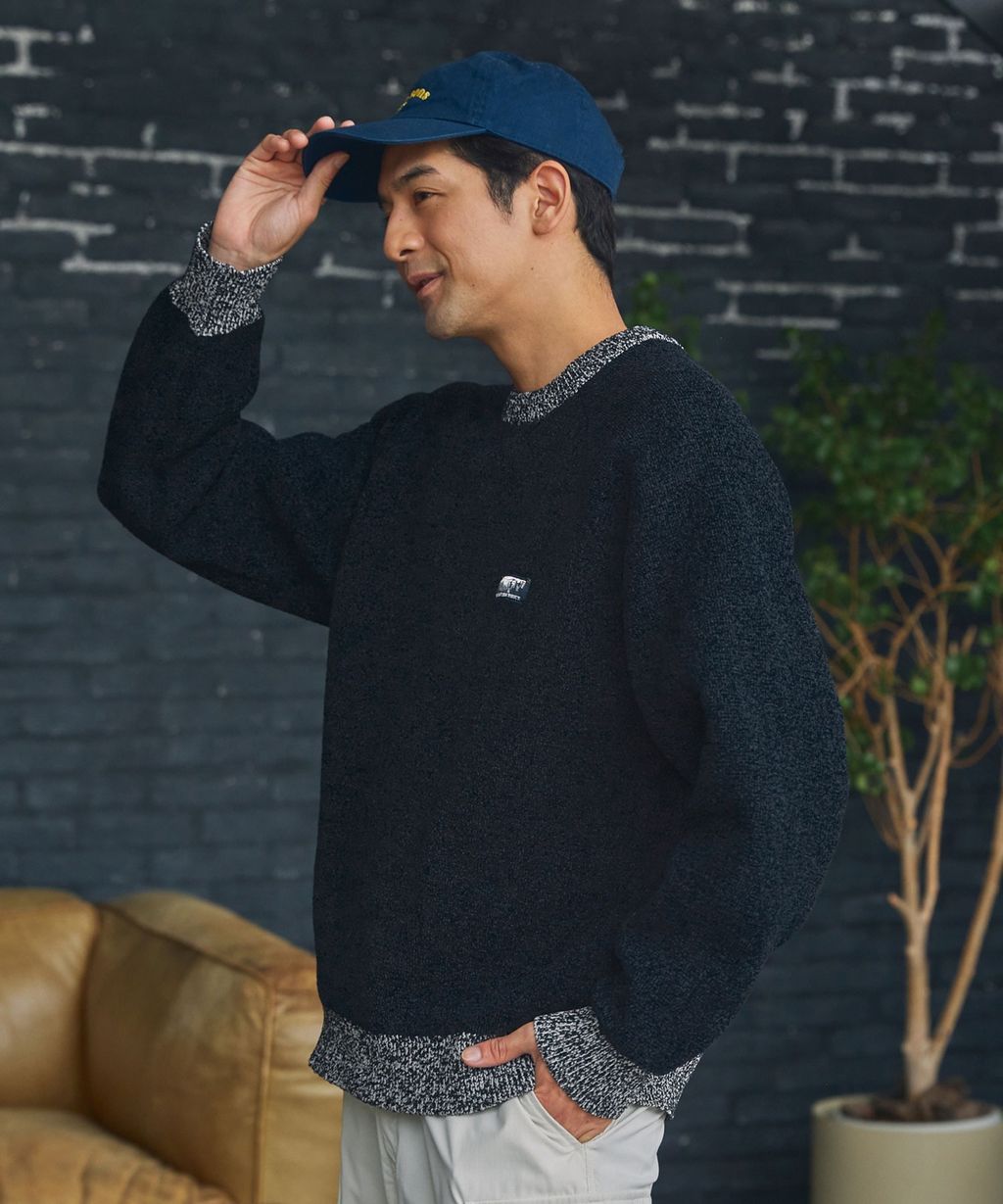 THE CRAFT CREW PRODUCTS 抗起毛球可機洗保暖磨毛紗拉格蘭針織衣_91