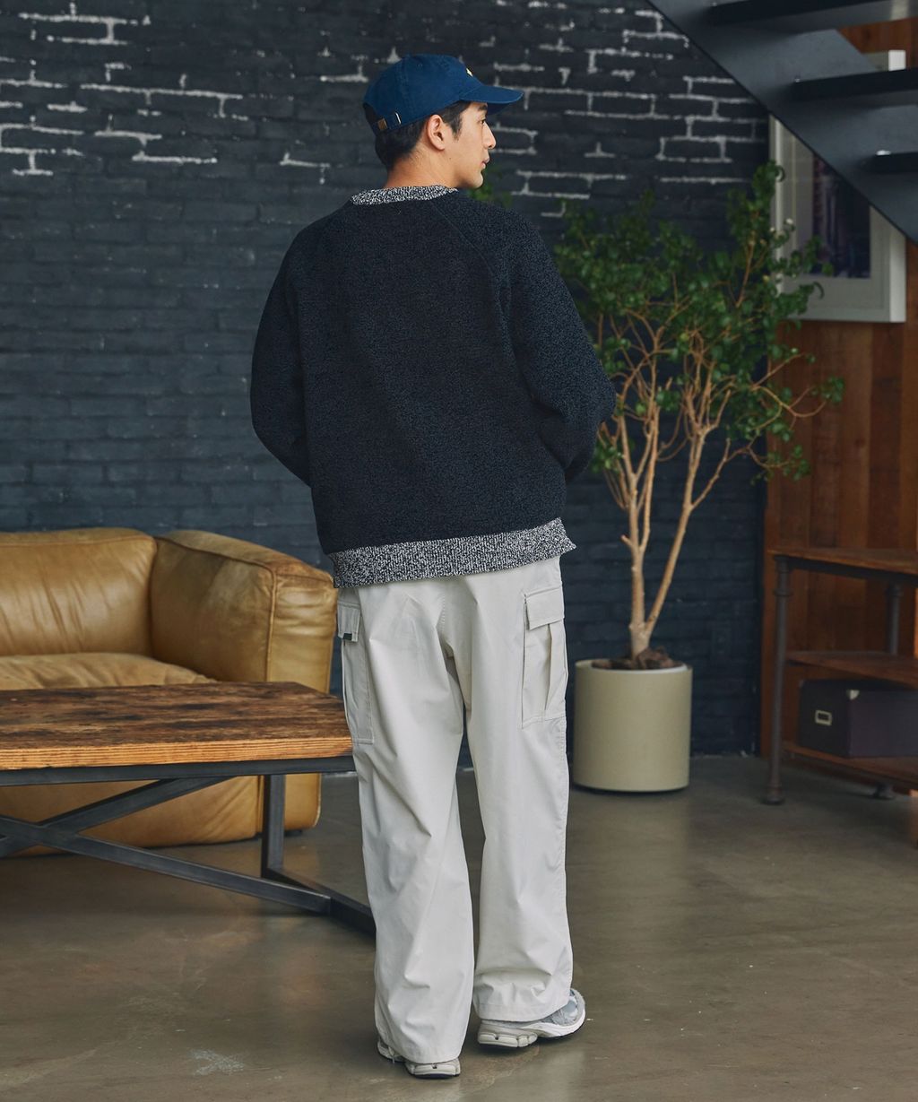 THE CRAFT CREW PRODUCTS 抗起毛球可機洗保暖磨毛紗拉格蘭針織衣_90