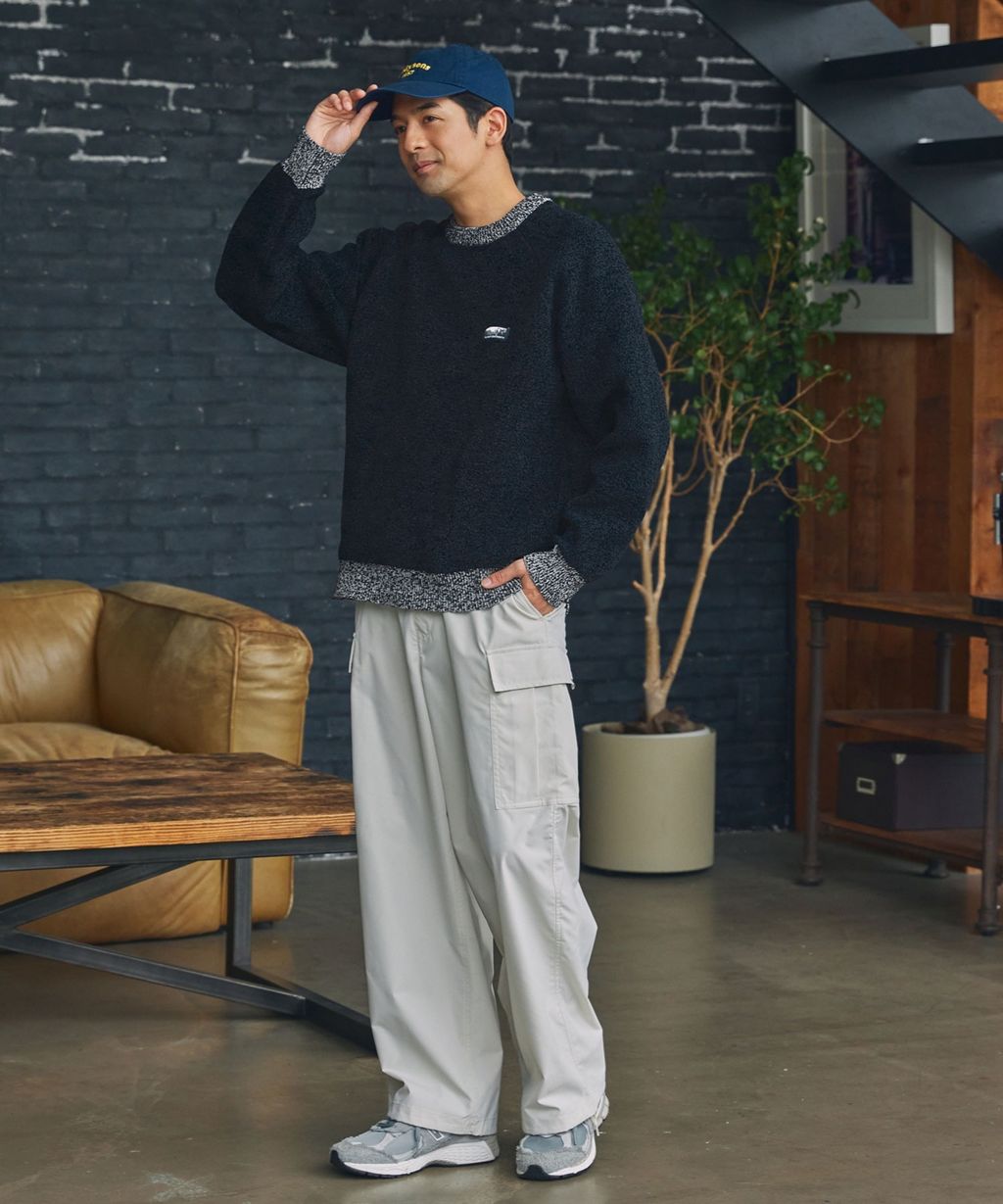 THE CRAFT CREW PRODUCTS 抗起毛球可機洗保暖磨毛紗拉格蘭針織衣_88