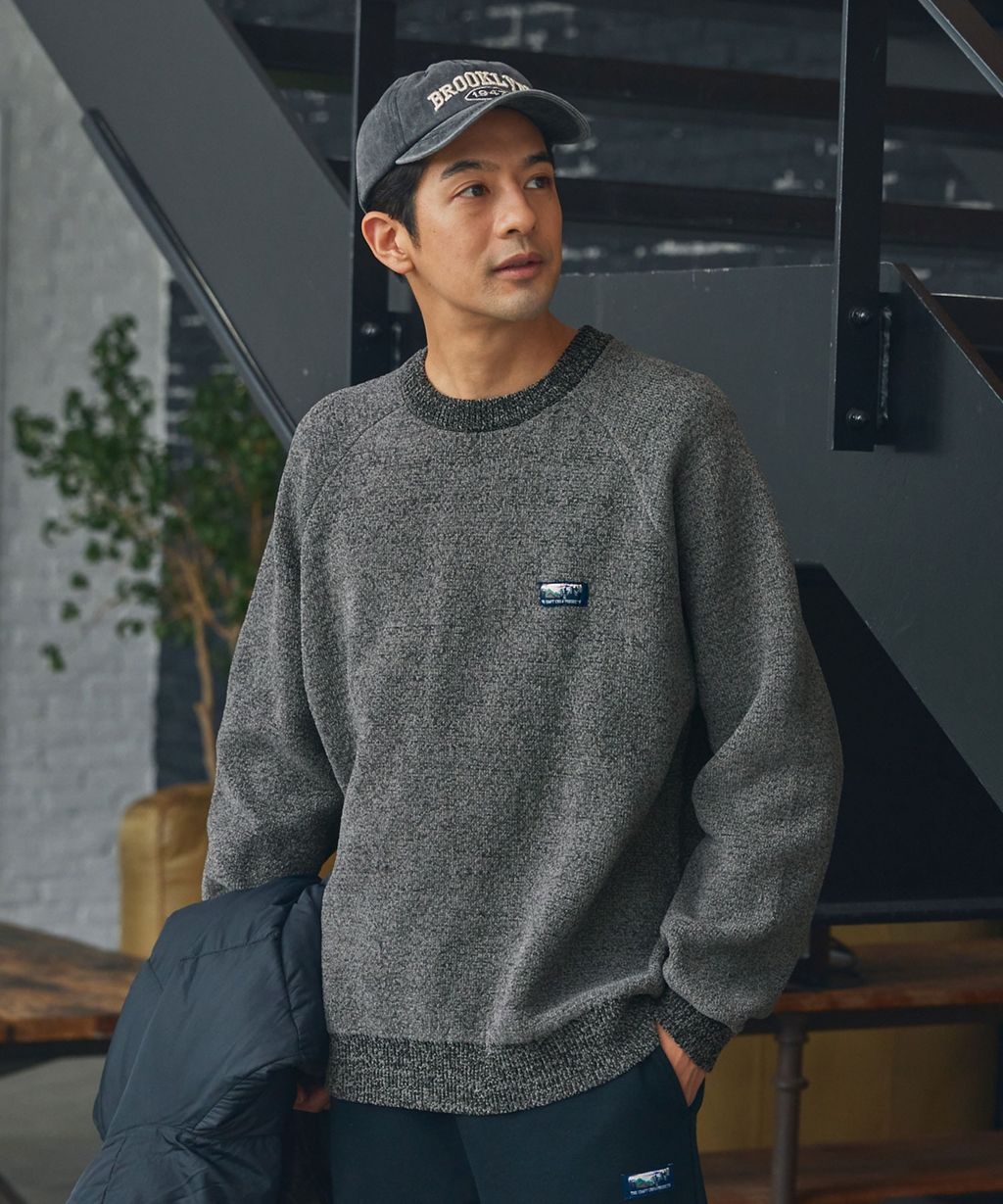 THE CRAFT CREW PRODUCTS 抗起毛球可機洗保暖磨毛紗拉格蘭針織衣_64