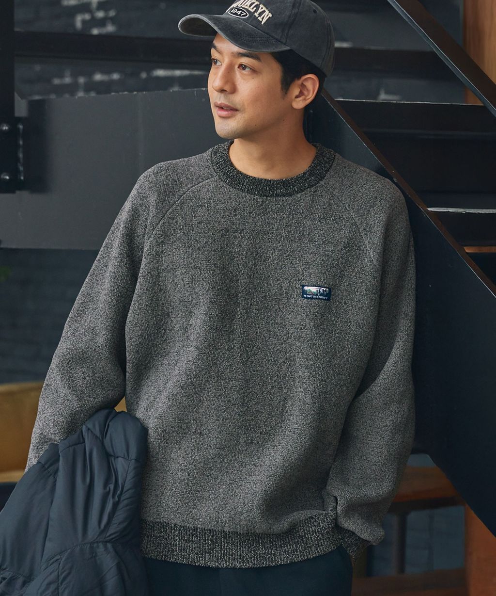 THE CRAFT CREW PRODUCTS 抗起毛球可機洗保暖磨毛紗拉格蘭針織衣_58