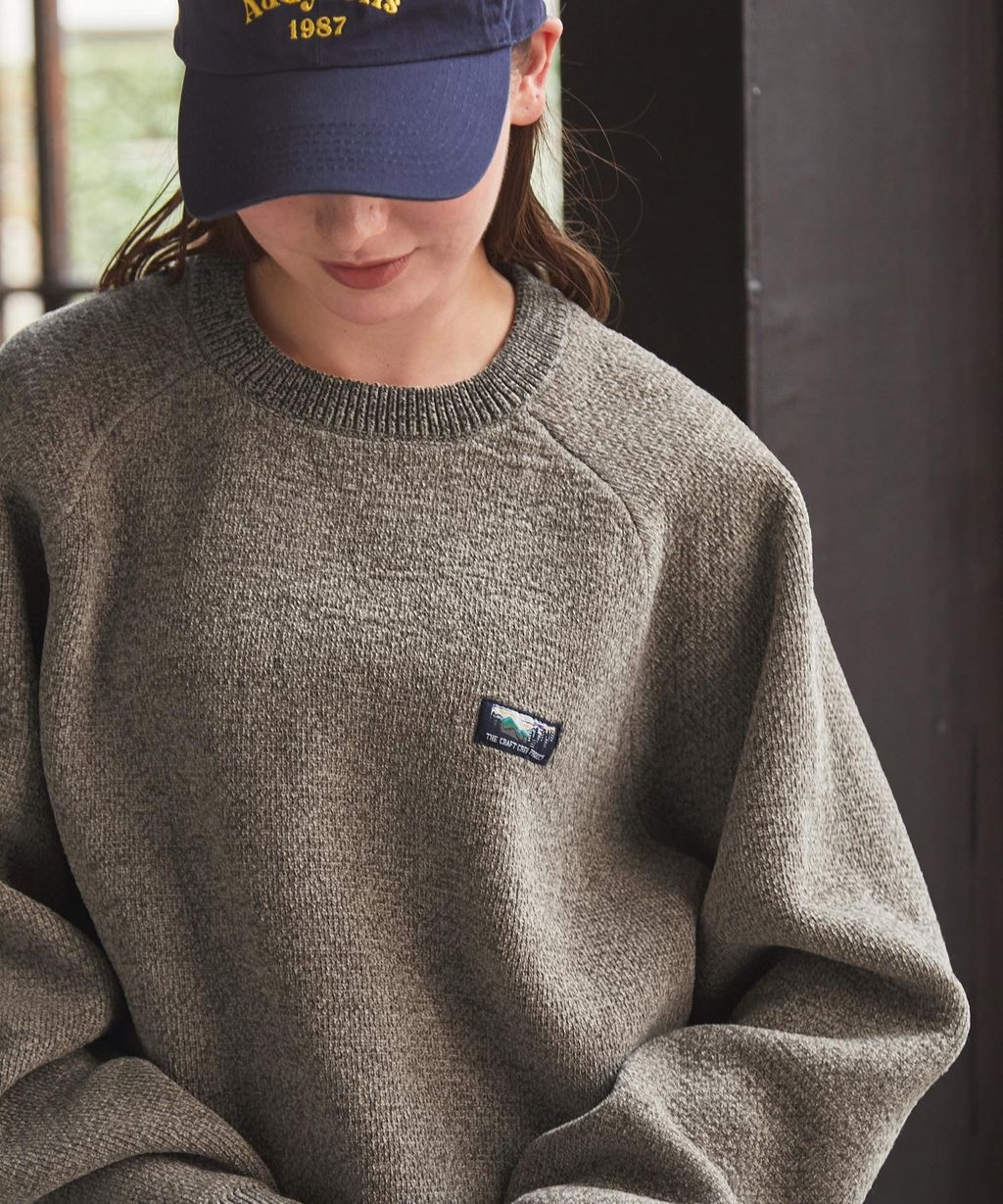 THE CRAFT CREW PRODUCTS 抗起毛球可機洗保暖磨毛紗拉格蘭針織衣_57