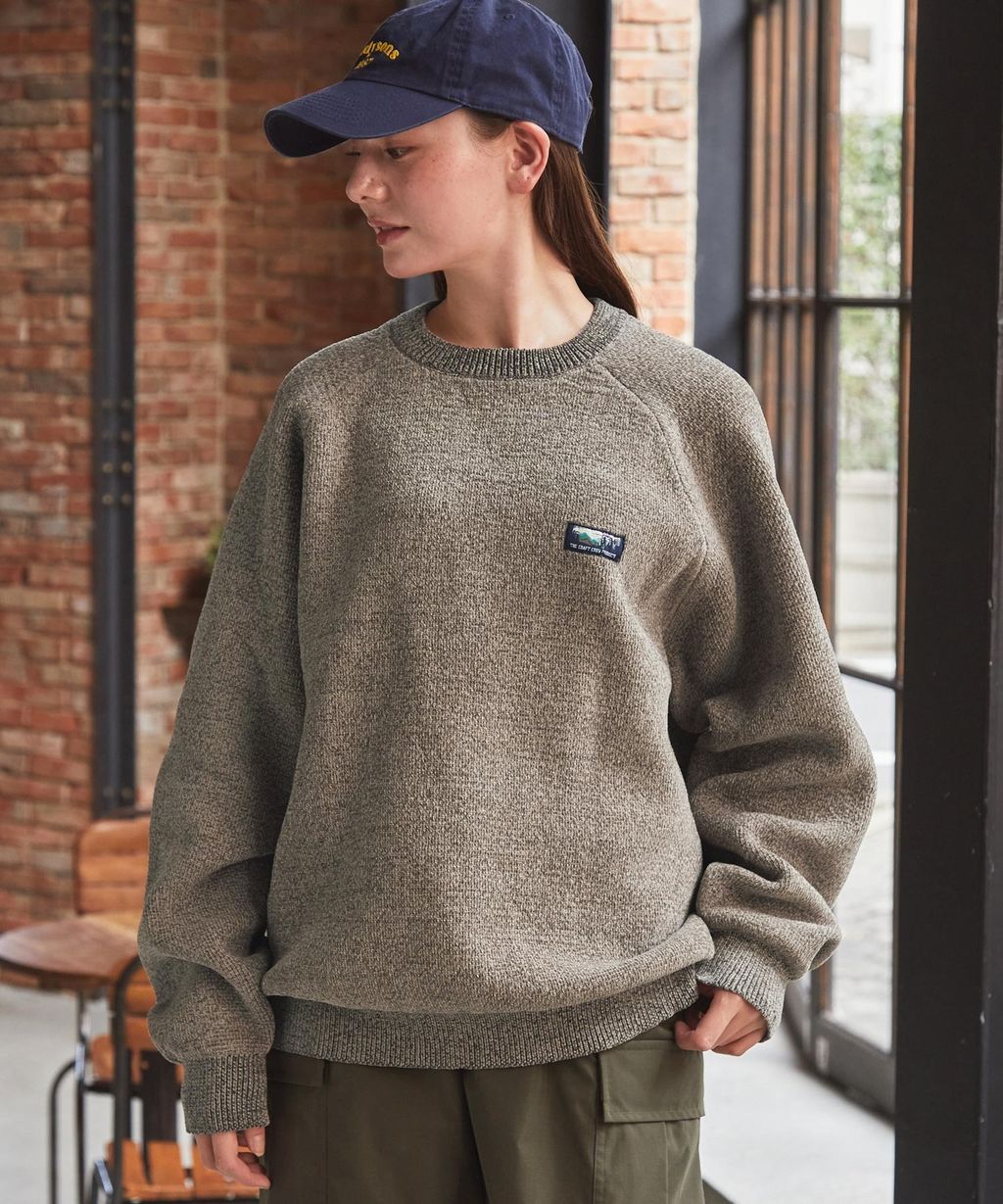 THE CRAFT CREW PRODUCTS 抗起毛球可機洗保暖磨毛紗拉格蘭針織衣_55