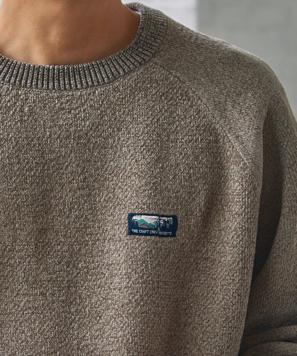 THE CRAFT CREW PRODUCTS 抗起毛球可機洗保暖磨毛紗拉格蘭針織衣_49