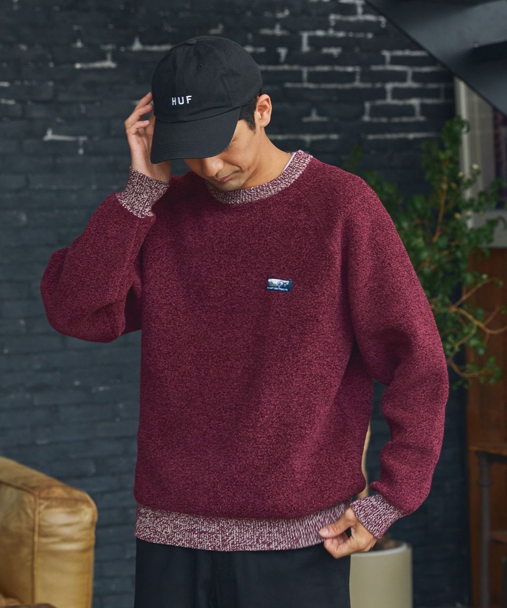 THE CRAFT CREW PRODUCTS 抗起毛球可機洗保暖磨毛紗拉格蘭針織衣_30