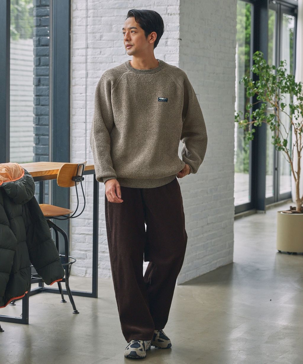 THE CRAFT CREW PRODUCTS 抗起毛球可機洗保暖磨毛紗拉格蘭針織衣_45