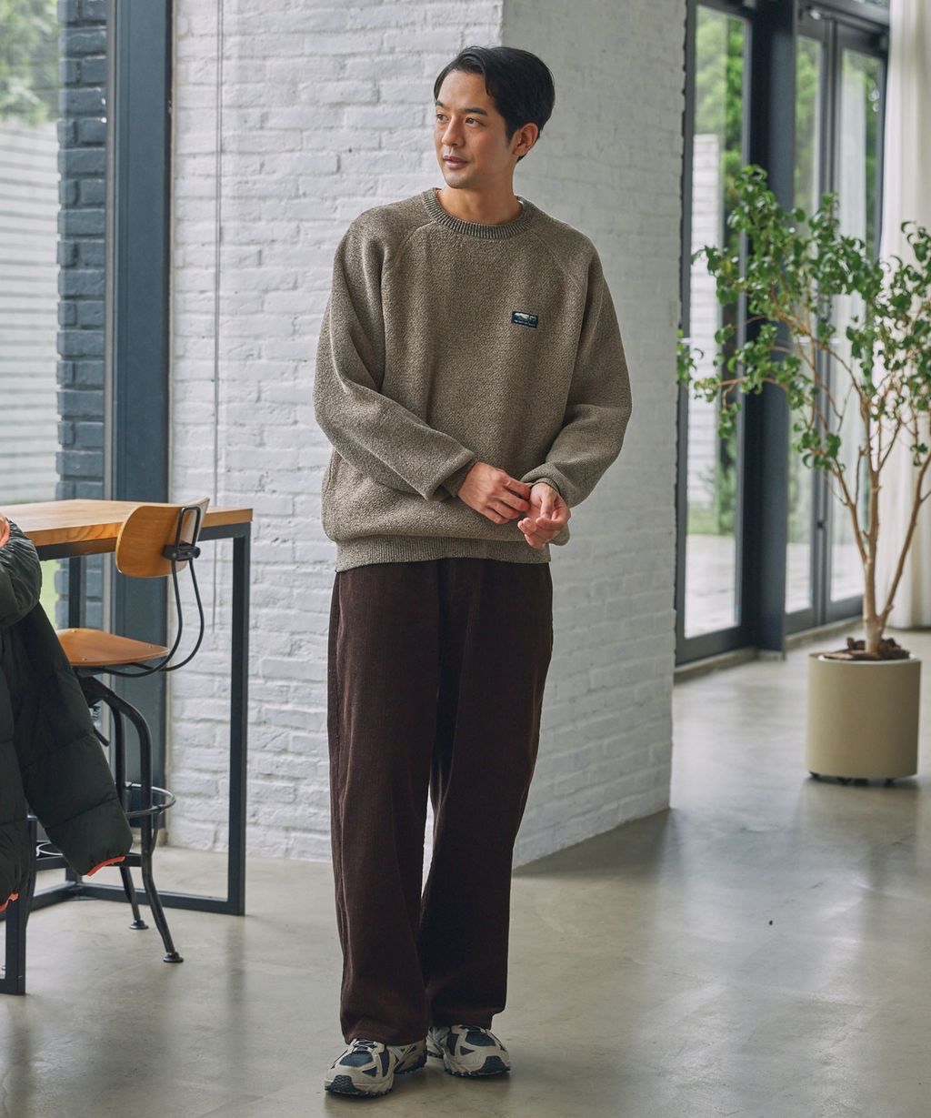 THE CRAFT CREW PRODUCTS 抗起毛球可機洗保暖磨毛紗拉格蘭針織衣_44