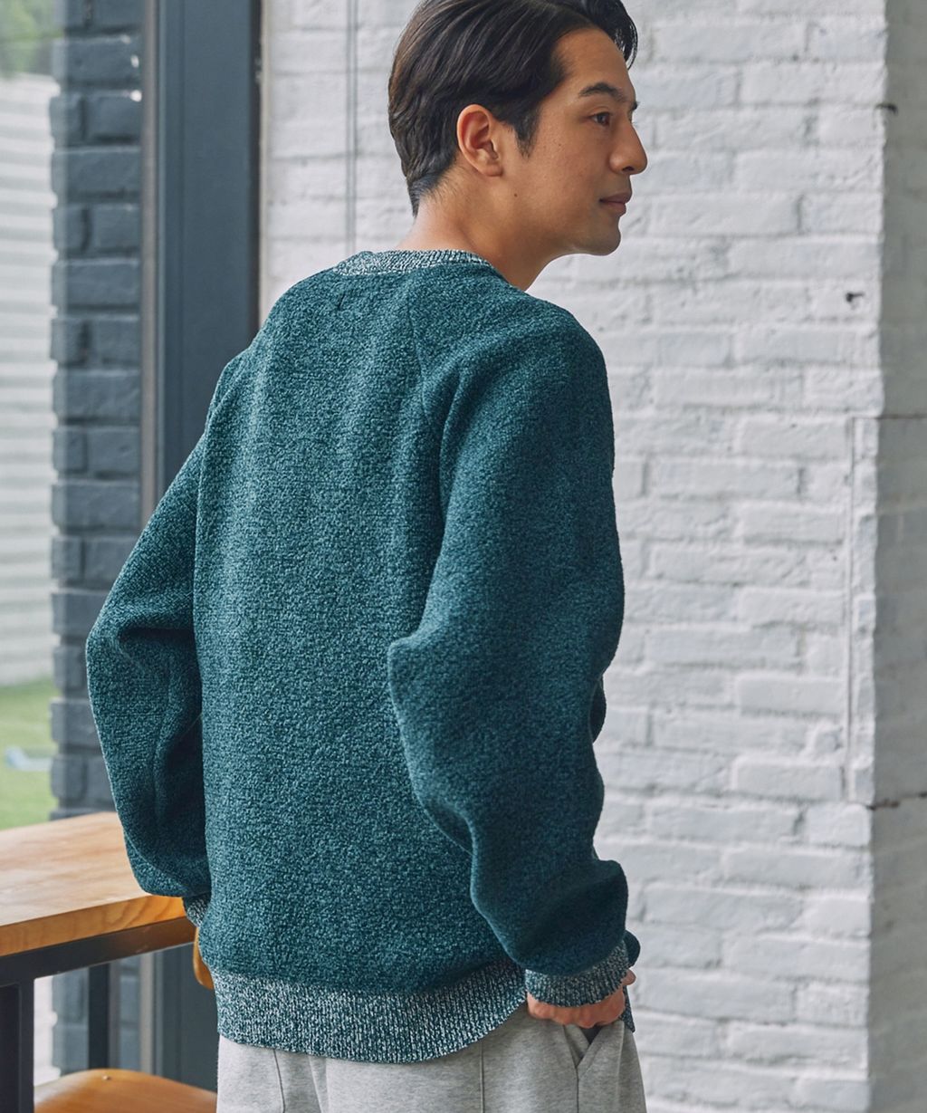 THE CRAFT CREW PRODUCTS 抗起毛球可機洗保暖磨毛紗拉格蘭針織衣_22