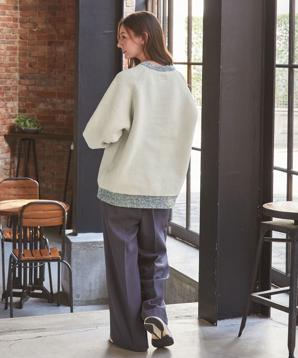 THE CRAFT CREW PRODUCTS 抗起毛球可機洗保暖磨毛紗拉格蘭針織衣_12