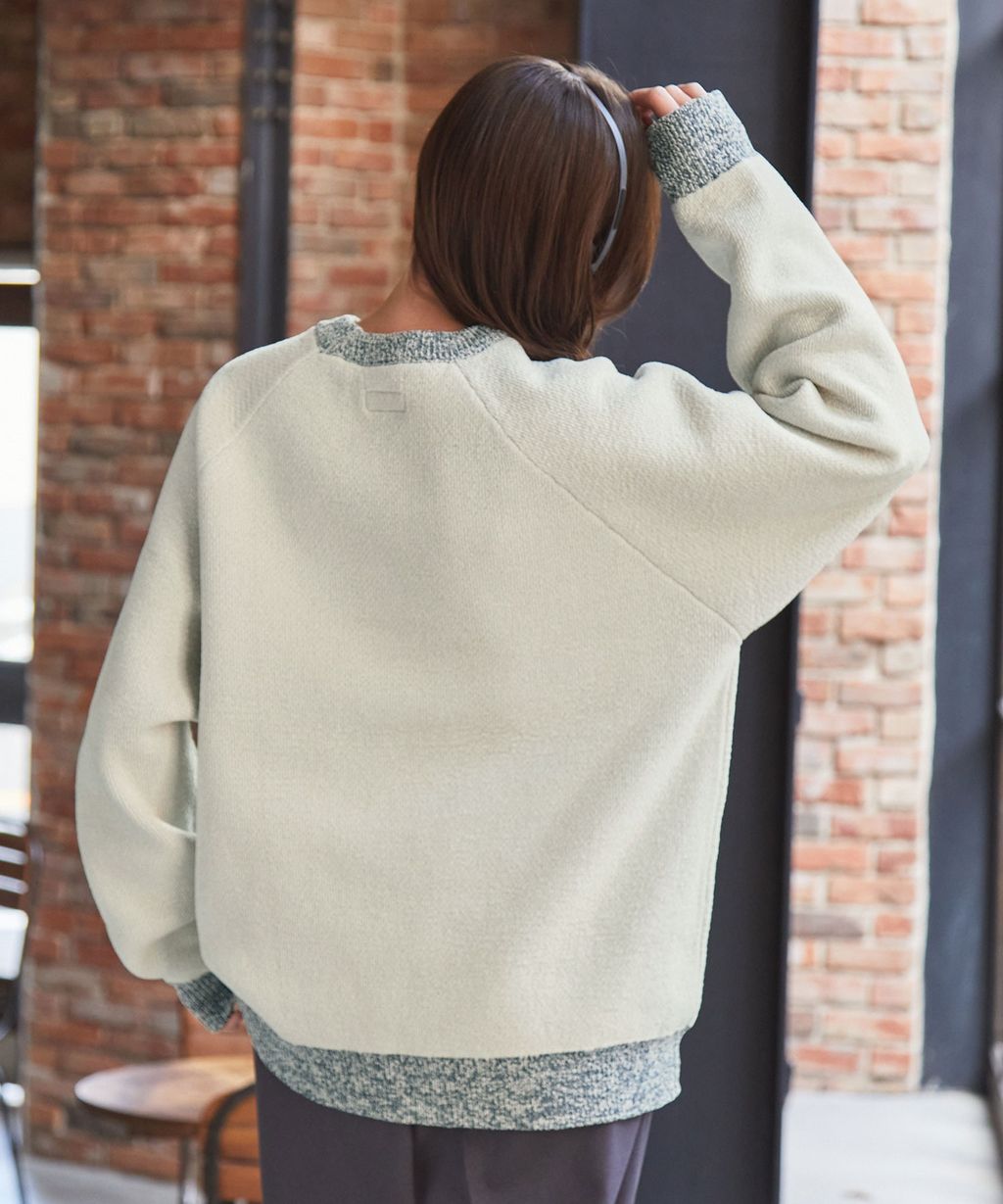 THE CRAFT CREW PRODUCTS 抗起毛球可機洗保暖磨毛紗拉格蘭針織衣_15