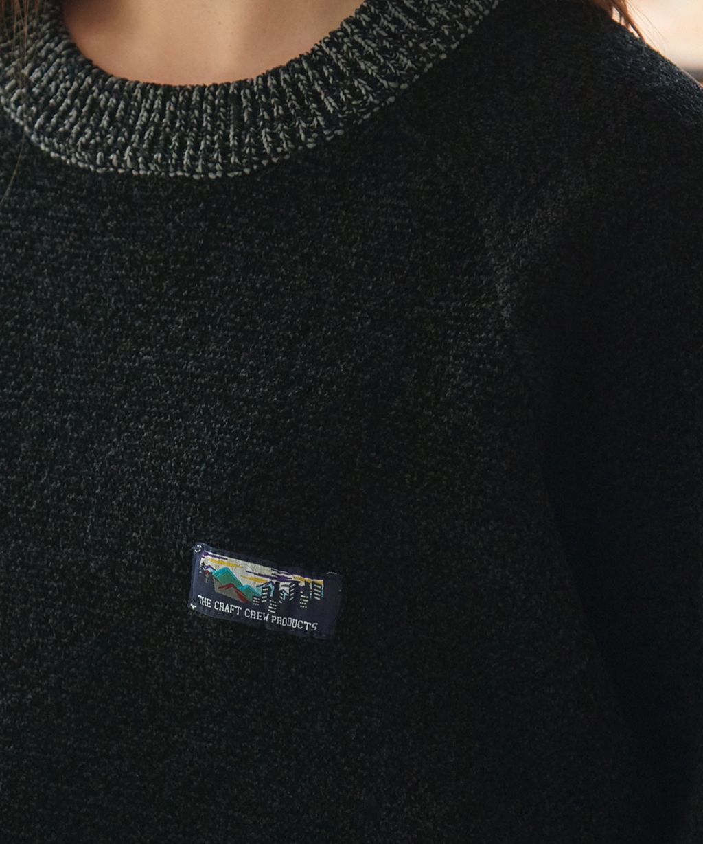 THE CRAFT CREW PRODUCTS 抗起毛球可機洗保暖磨毛紗拉格蘭針織衣_124