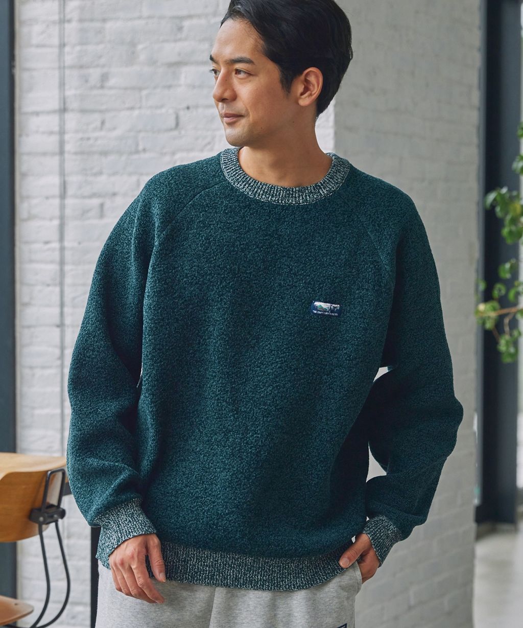 THE CRAFT CREW PRODUCTS 抗起毛球可機洗保暖磨毛紗拉格蘭針織衣_125