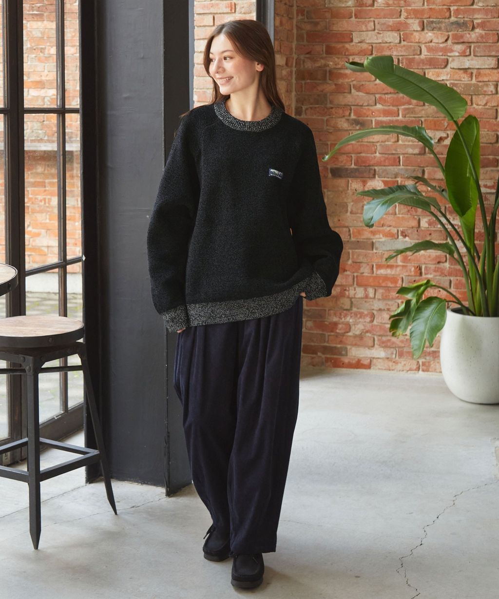 THE CRAFT CREW PRODUCTS 抗起毛球可機洗保暖磨毛紗拉格蘭針織衣_119