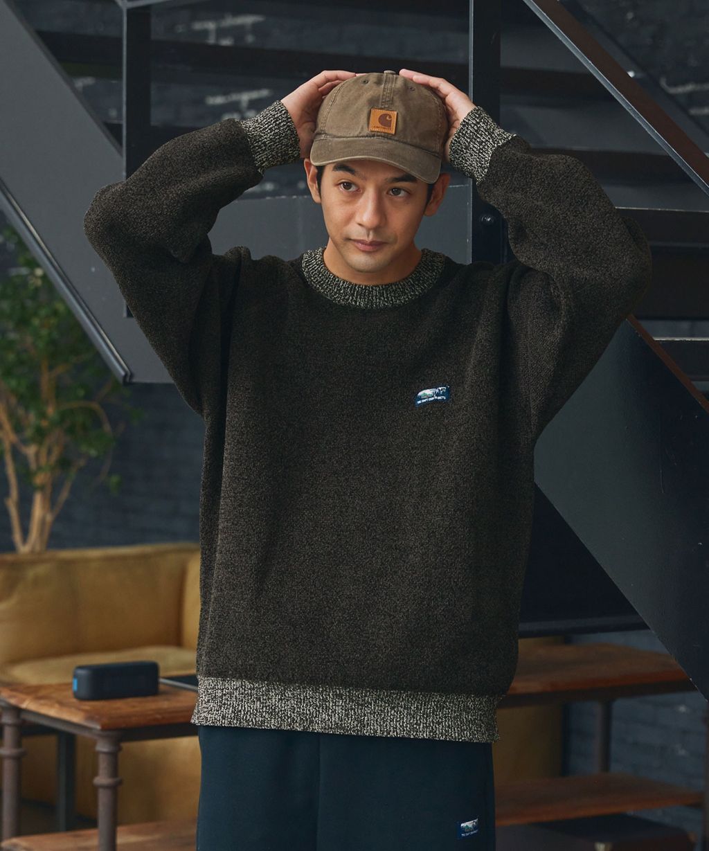 THE CRAFT CREW PRODUCTS 抗起毛球可機洗保暖磨毛紗拉格蘭針織衣_115